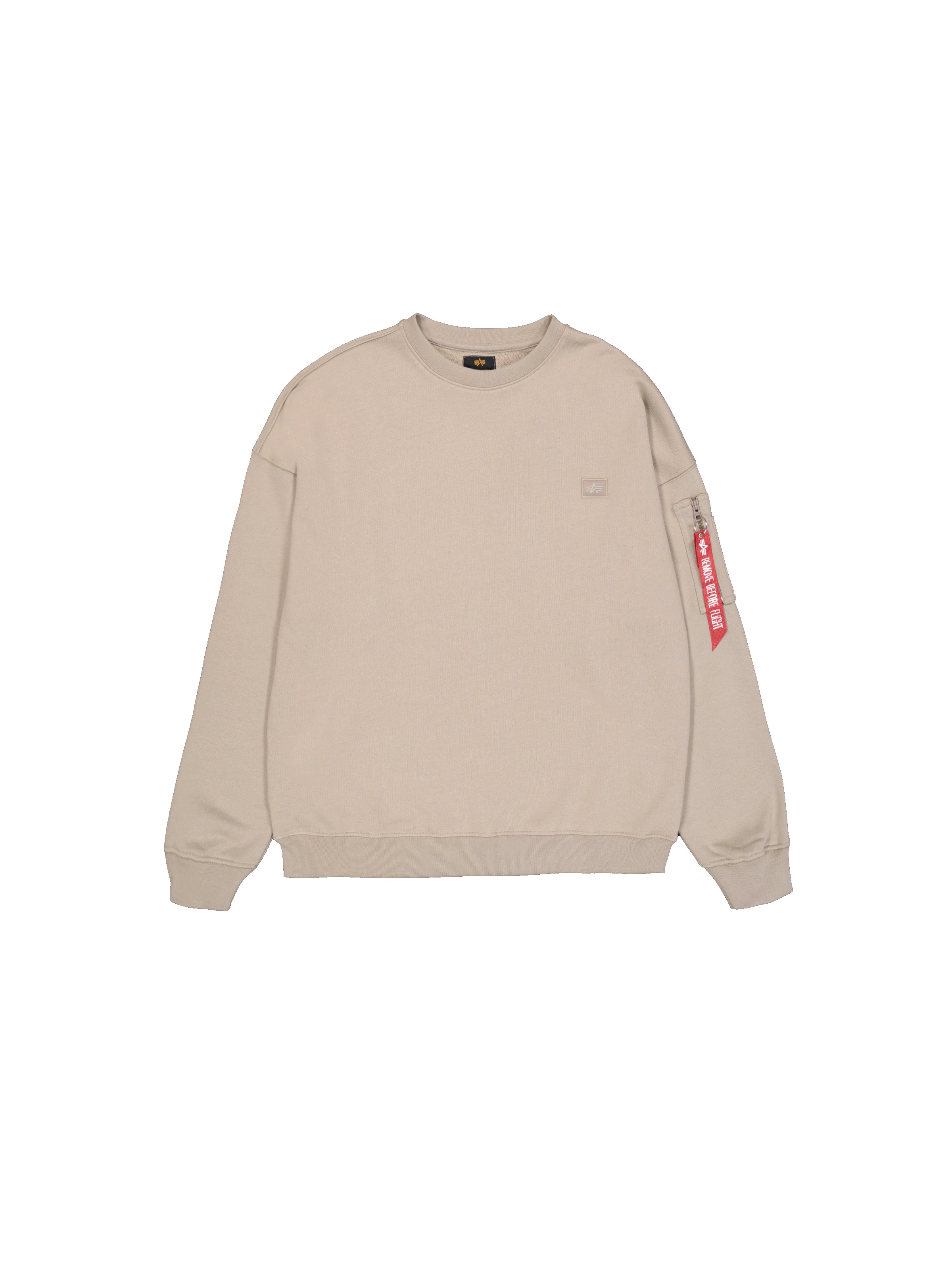 Alpha Essentials Rubber Logo Sweatshirt-Strick & Pullover-Alpha Industries-OUTLET-ARCHIVIST-ARCHIVE-SALE