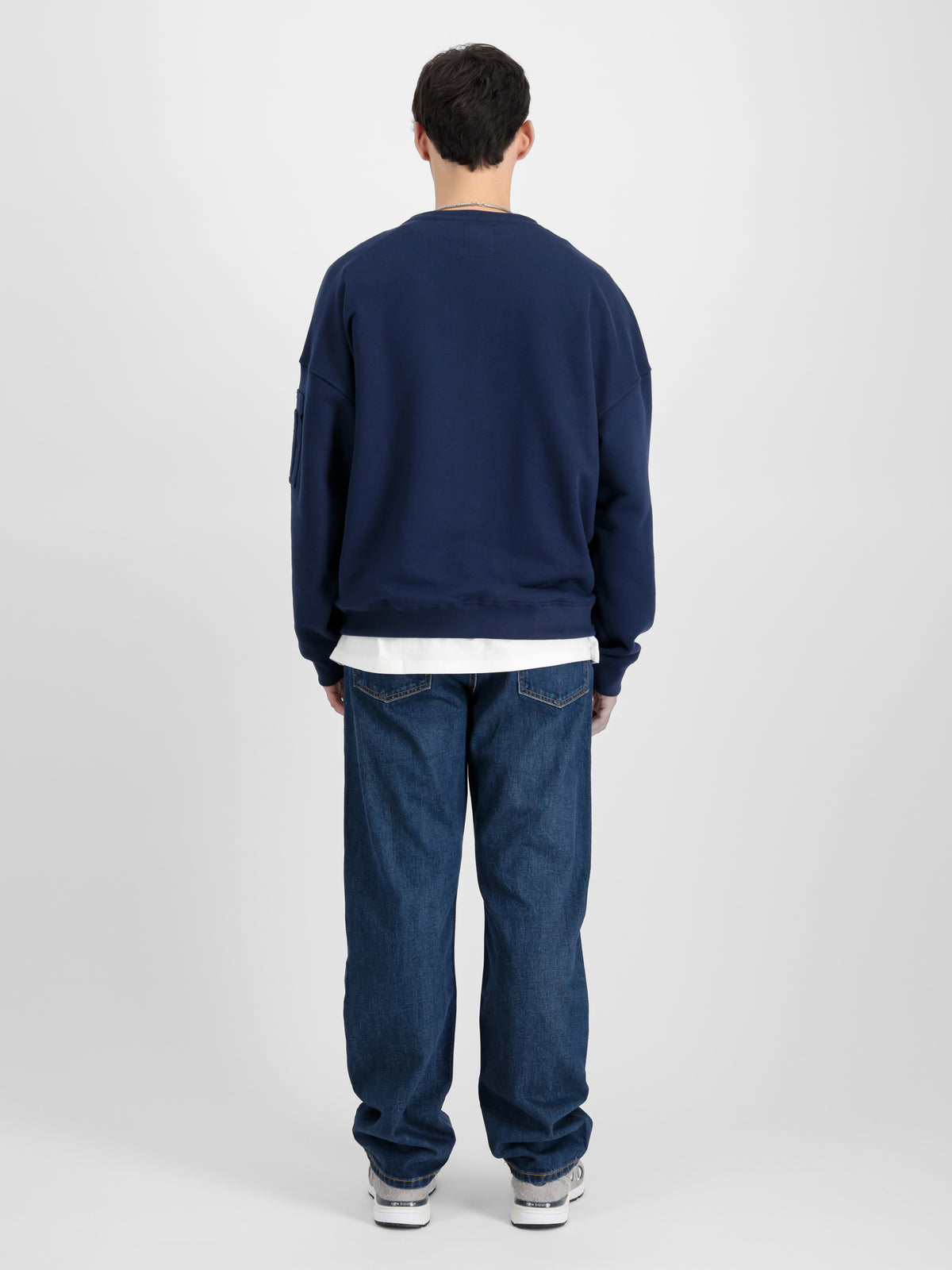 Alpha Essentials Rubber Logo Sweatshirt