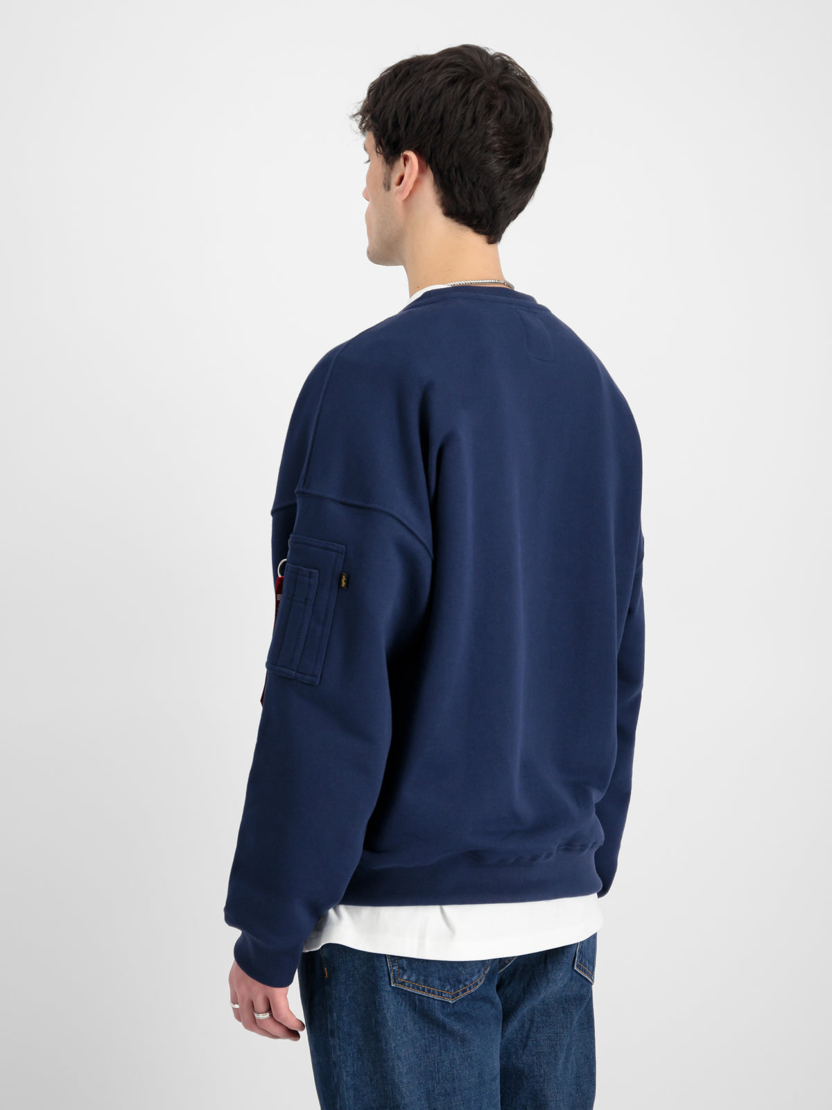 Alpha Essentials Rubber Logo Sweatshirt