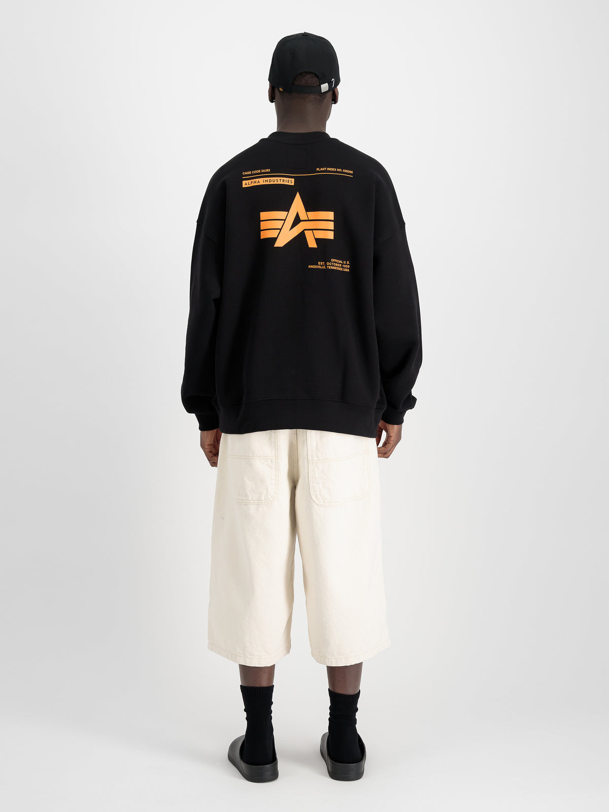Logo Backprint Oversized Sweatshirt