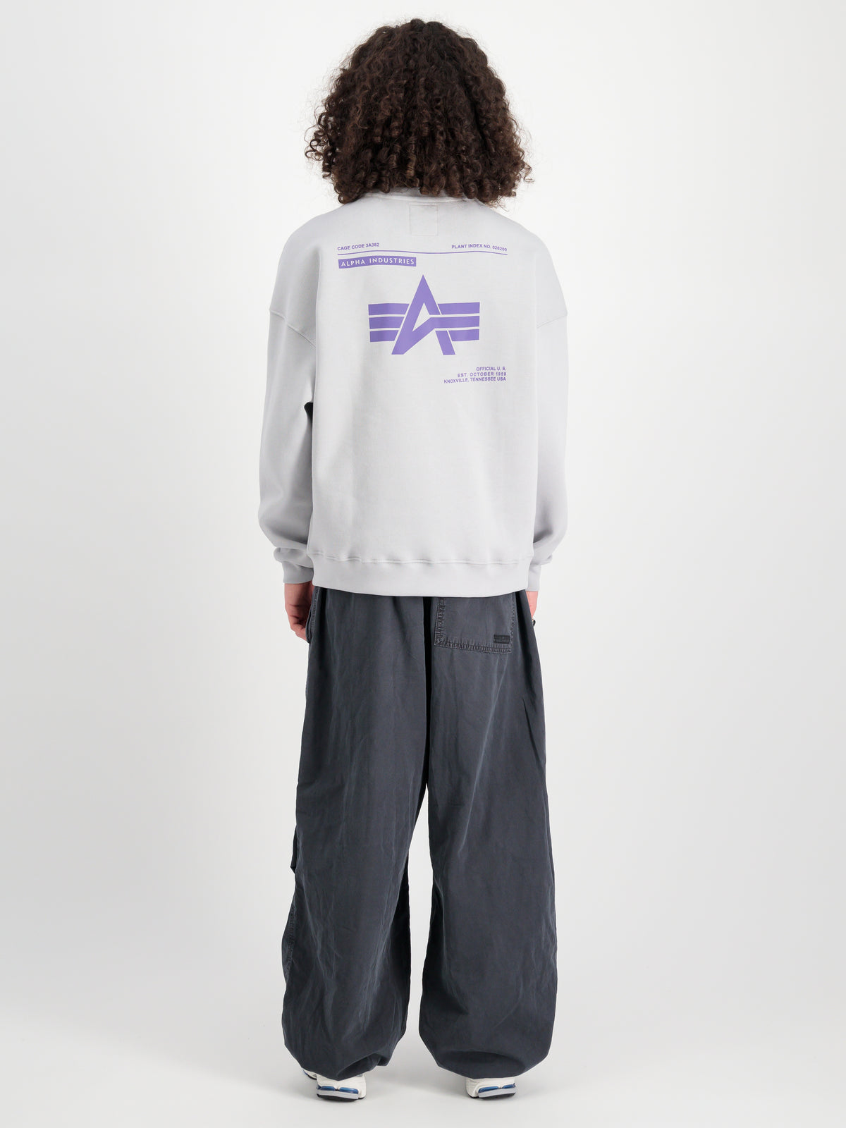Logo Backprint Oversized Sweatshirt