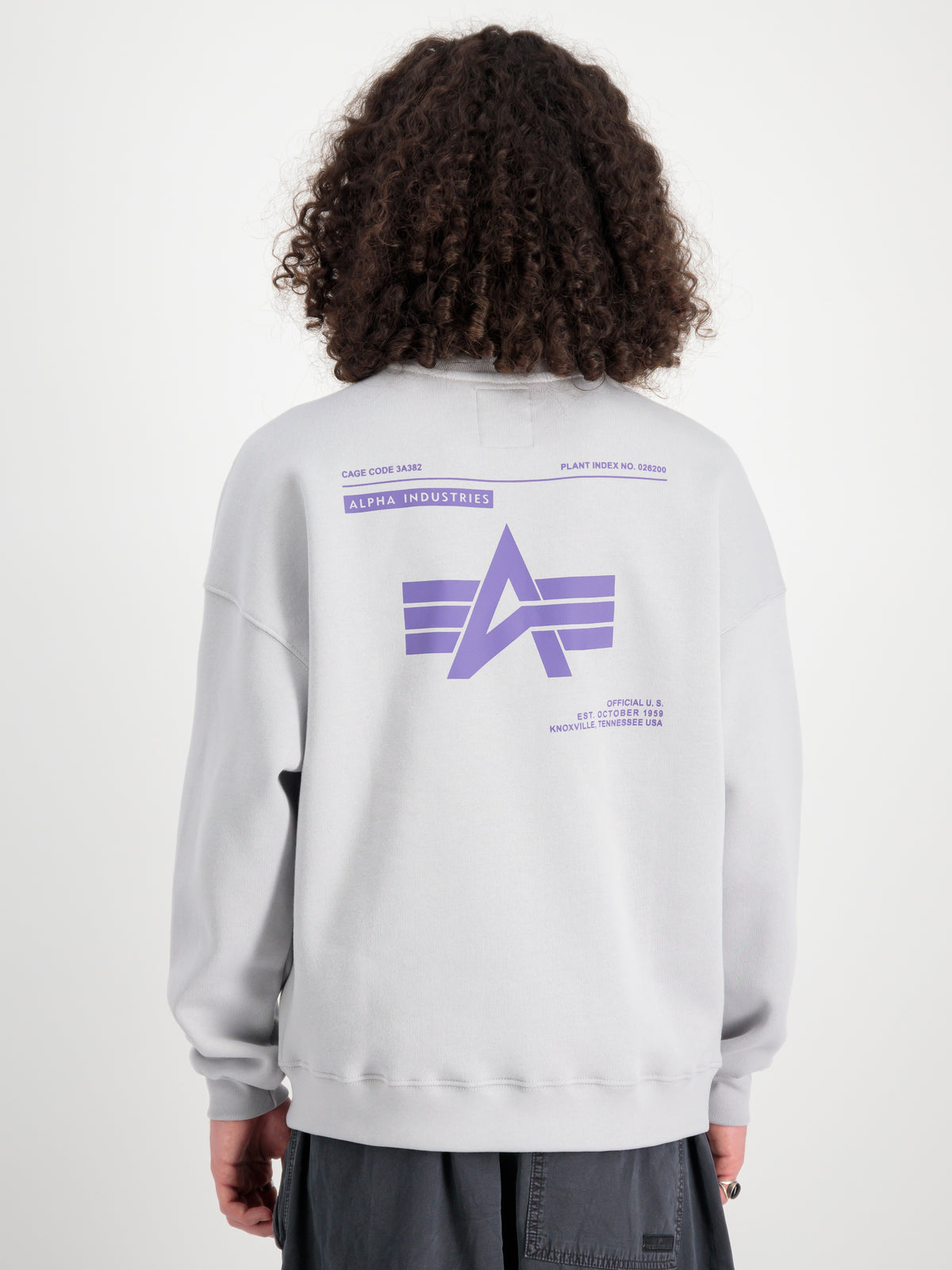 Logo Backprint Oversized Sweatshirt