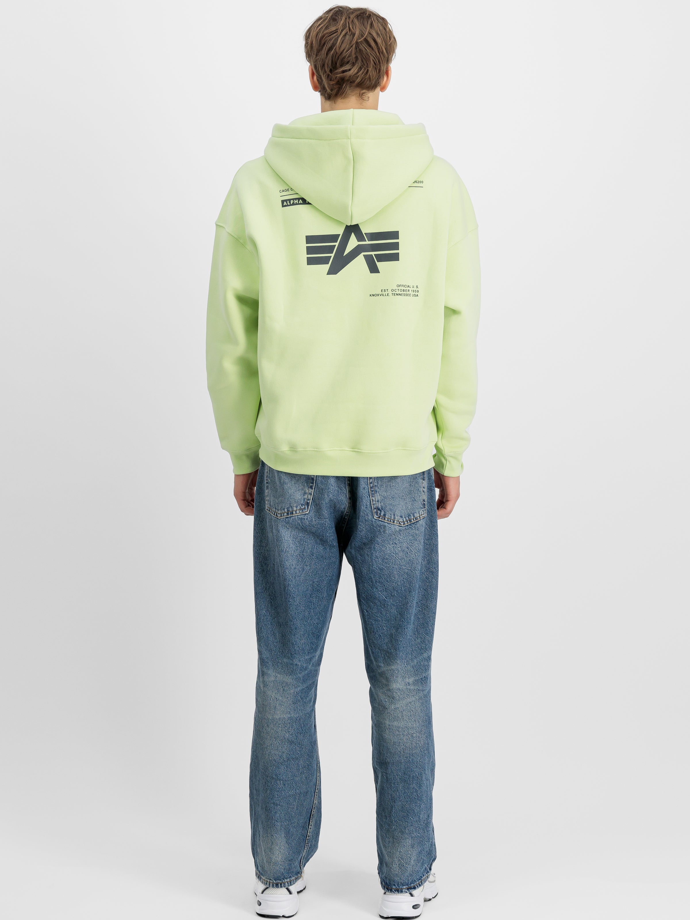 Logo Backprint Hoodie -Strick & Pullover-Alpha Industries-OUTLET-ARCHIVIST-ARCHIVE-SALE