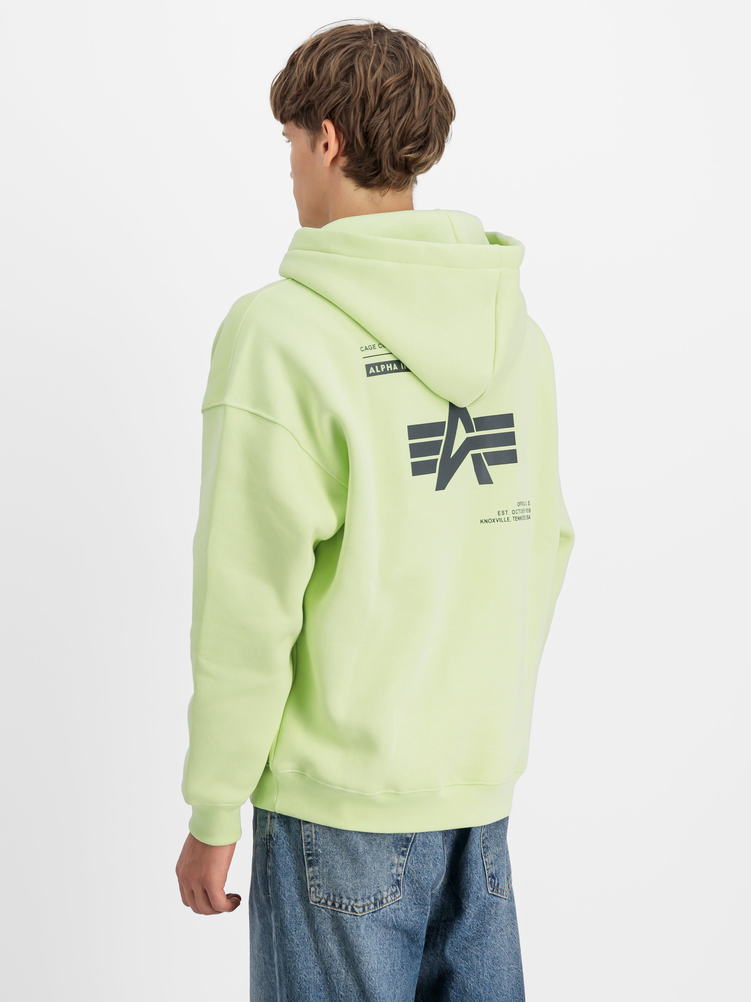 Logo Backprint Hoodie -Strick & Pullover-Alpha Industries-OUTLET-ARCHIVIST-ARCHIVE-SALE