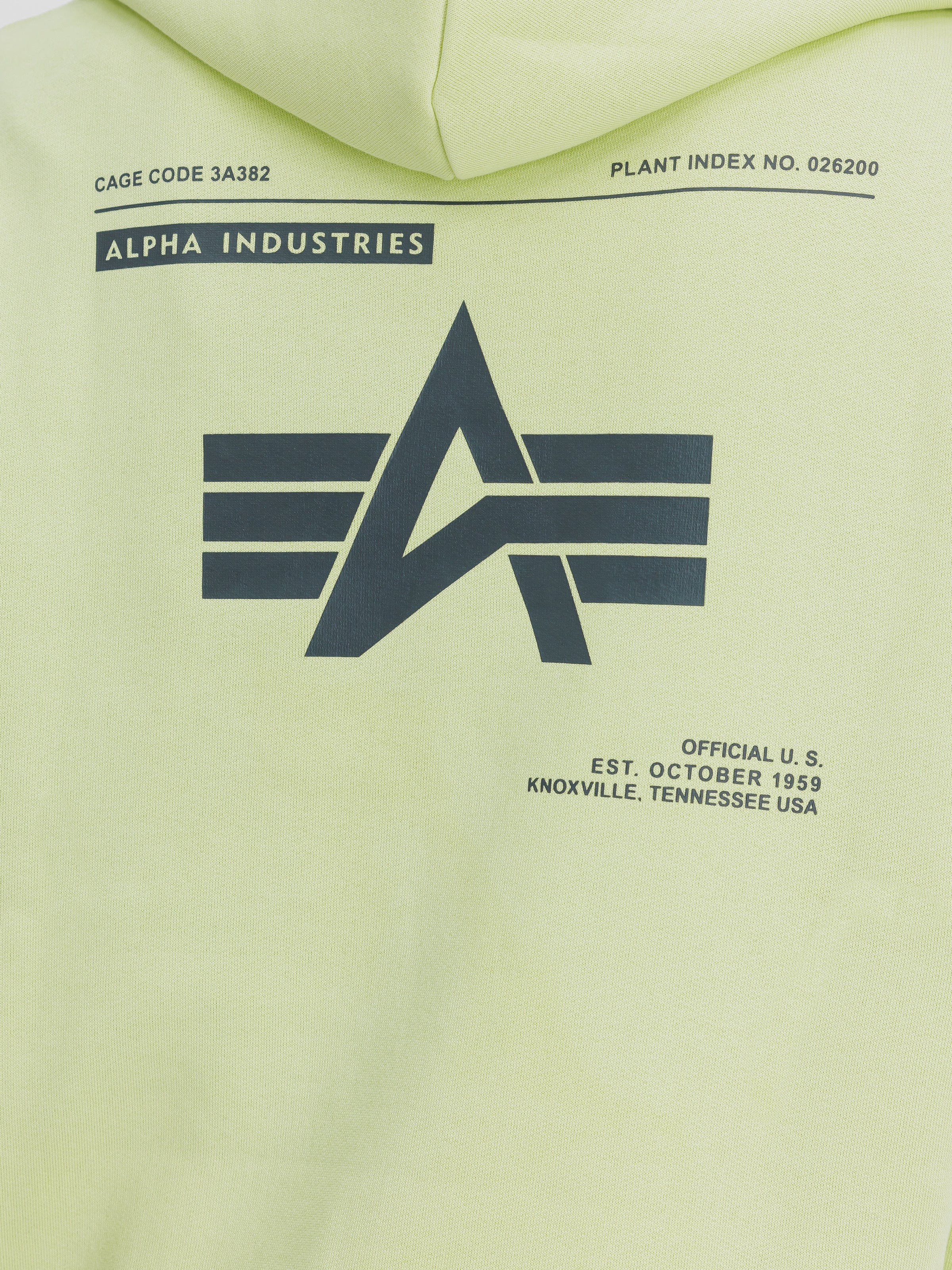 Logo Backprint Hoodie -Strick & Pullover-Alpha Industries-OUTLET-ARCHIVIST-ARCHIVE-SALE