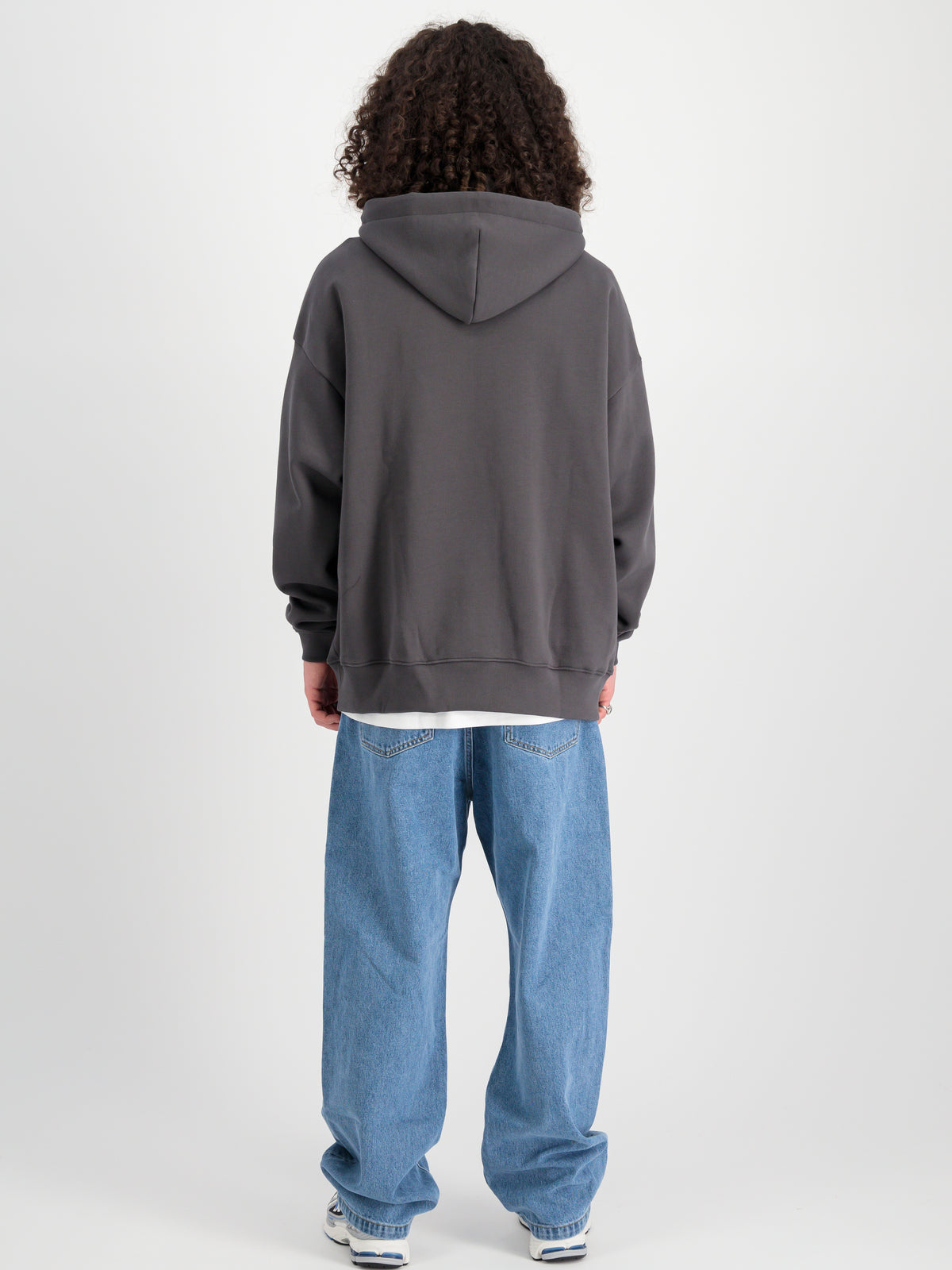Flock Logo Oversized Hoodie