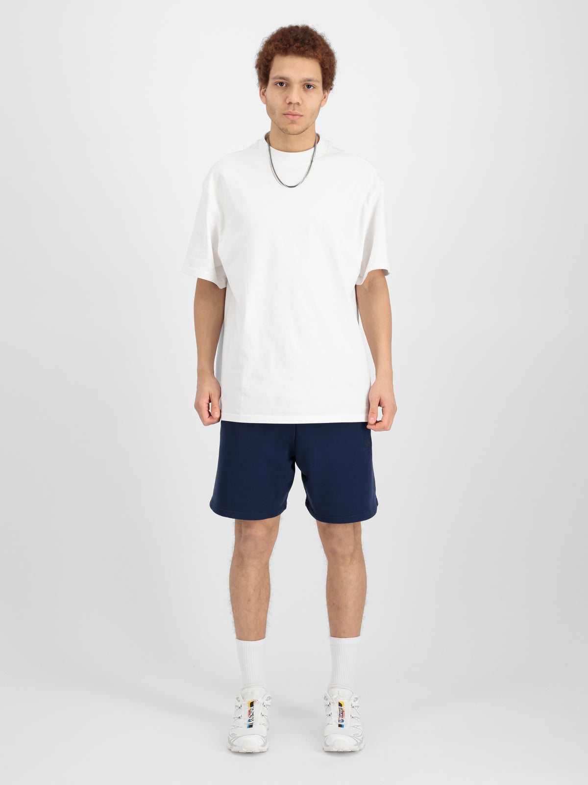 Alpha Essentials Rubber Logo Oversized Short