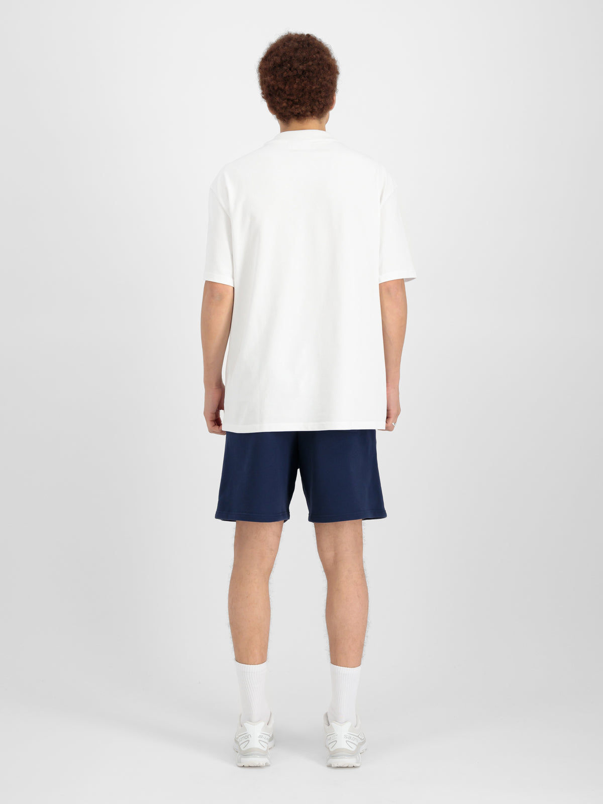 Alpha Essentials Rubber Logo Oversized Short