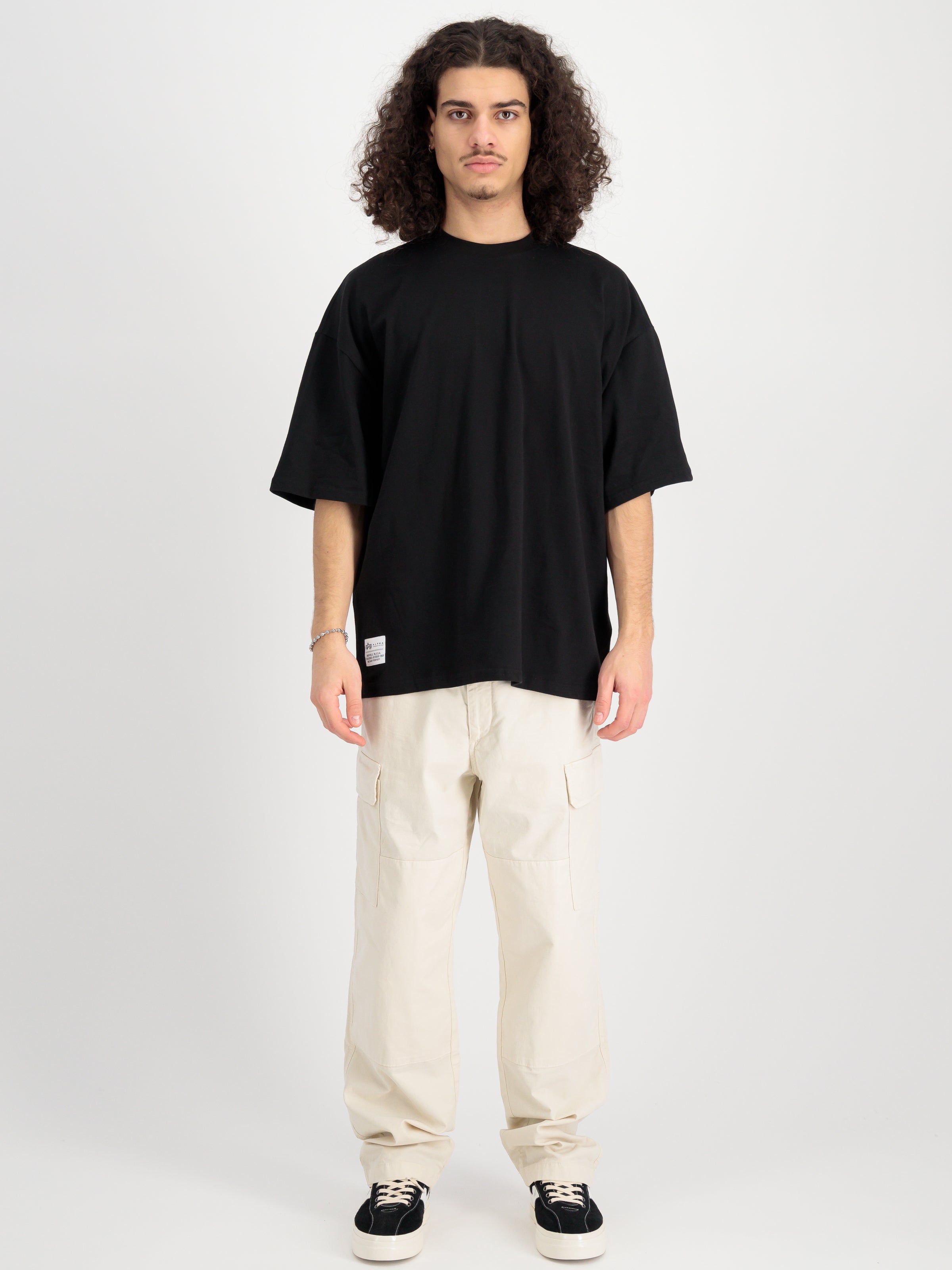 Logo Code Backprint T-Shirt-Shirts-Alpha Industries-OUTLET-ARCHIVIST-ARCHIVE-SALE