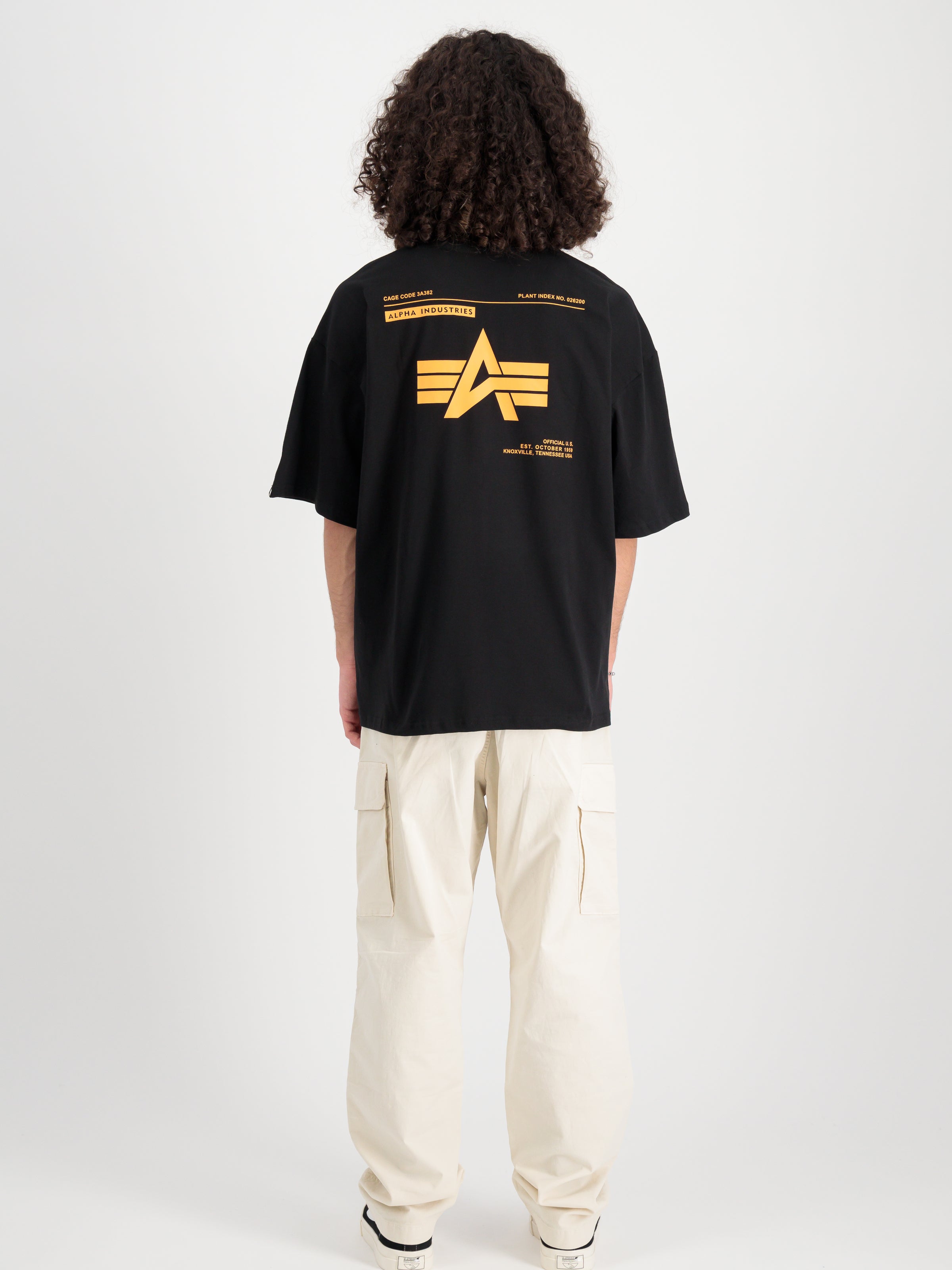 Logo Code Backprint T-Shirt-Shirts-Alpha Industries-OUTLET-ARCHIVIST-ARCHIVE-SALE