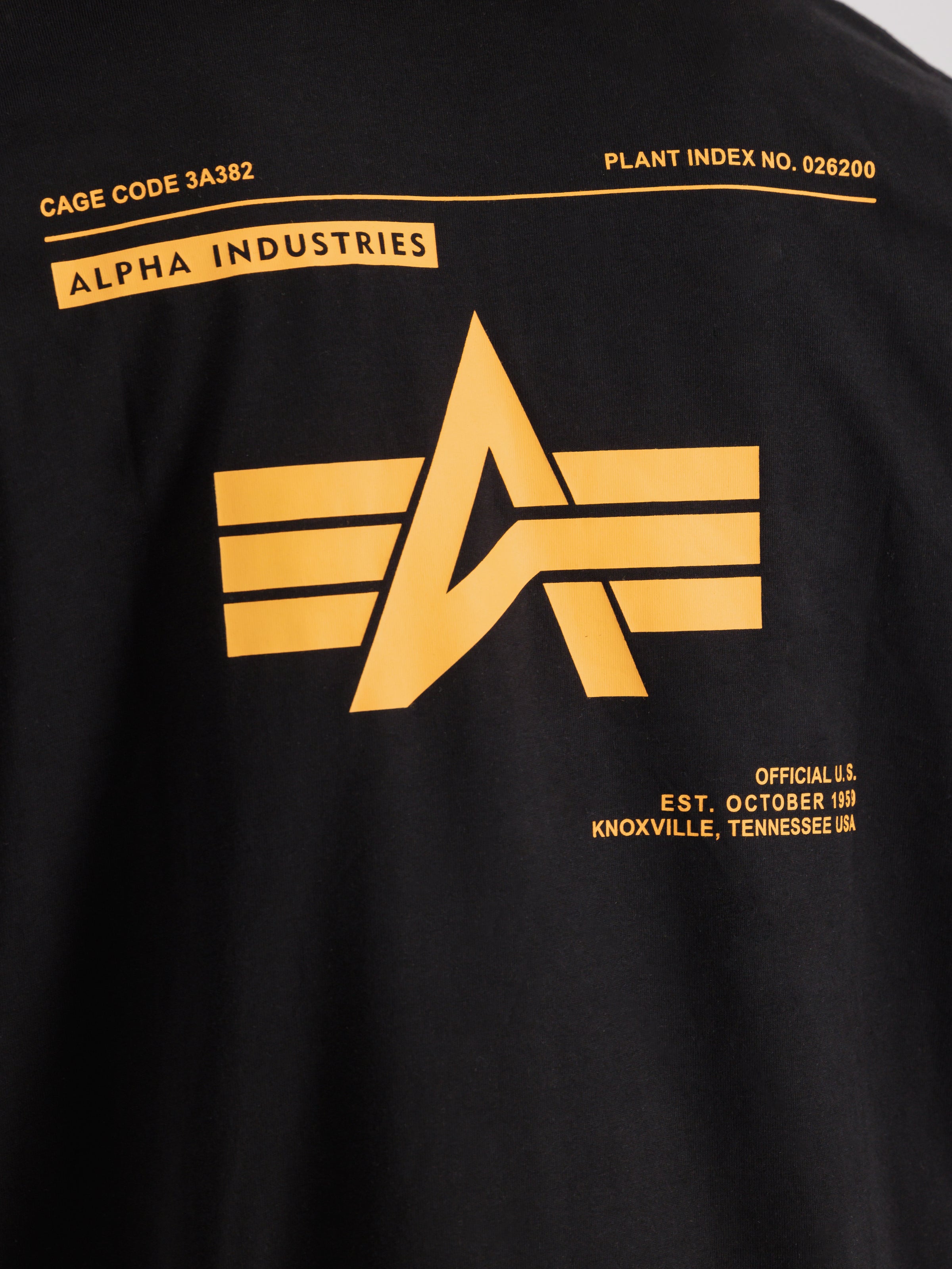 Logo Code Backprint T-Shirt-Shirts-Alpha Industries-OUTLET-ARCHIVIST-ARCHIVE-SALE