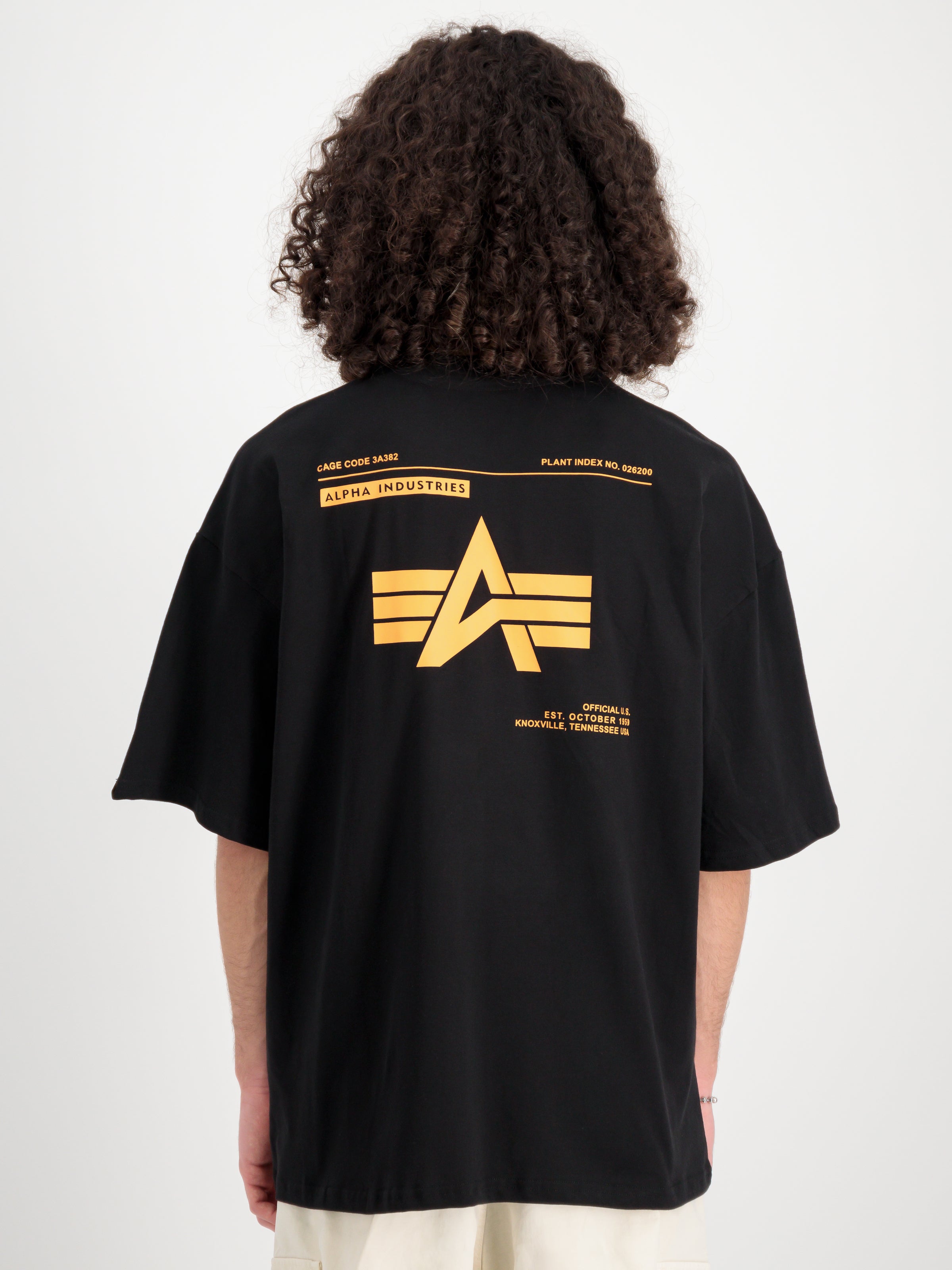 Logo Code Backprint T-Shirt-Shirts-Alpha Industries-OUTLET-ARCHIVIST-ARCHIVE-SALE