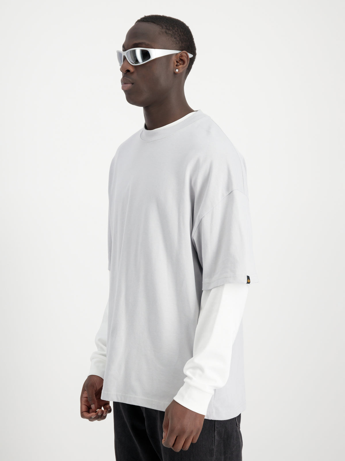 Logo Code Backprint Oversized T-Shirt
