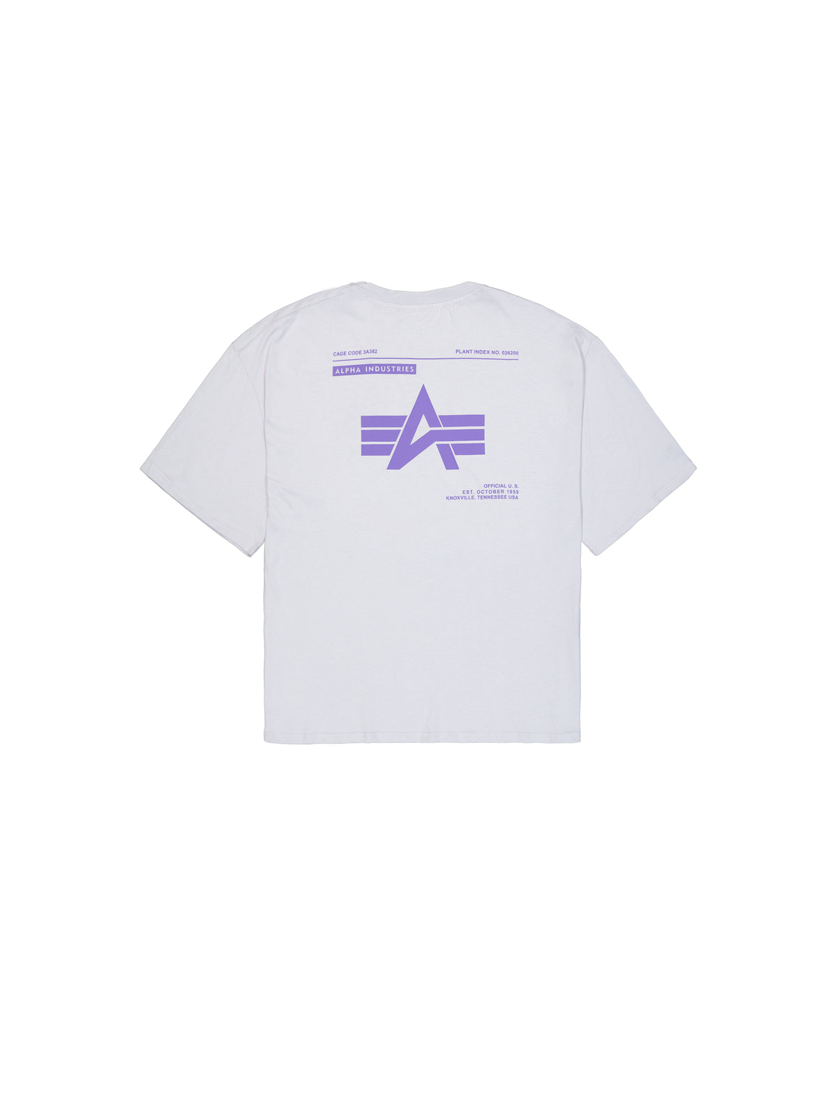 Logo Code Backprint Oversized T-Shirt