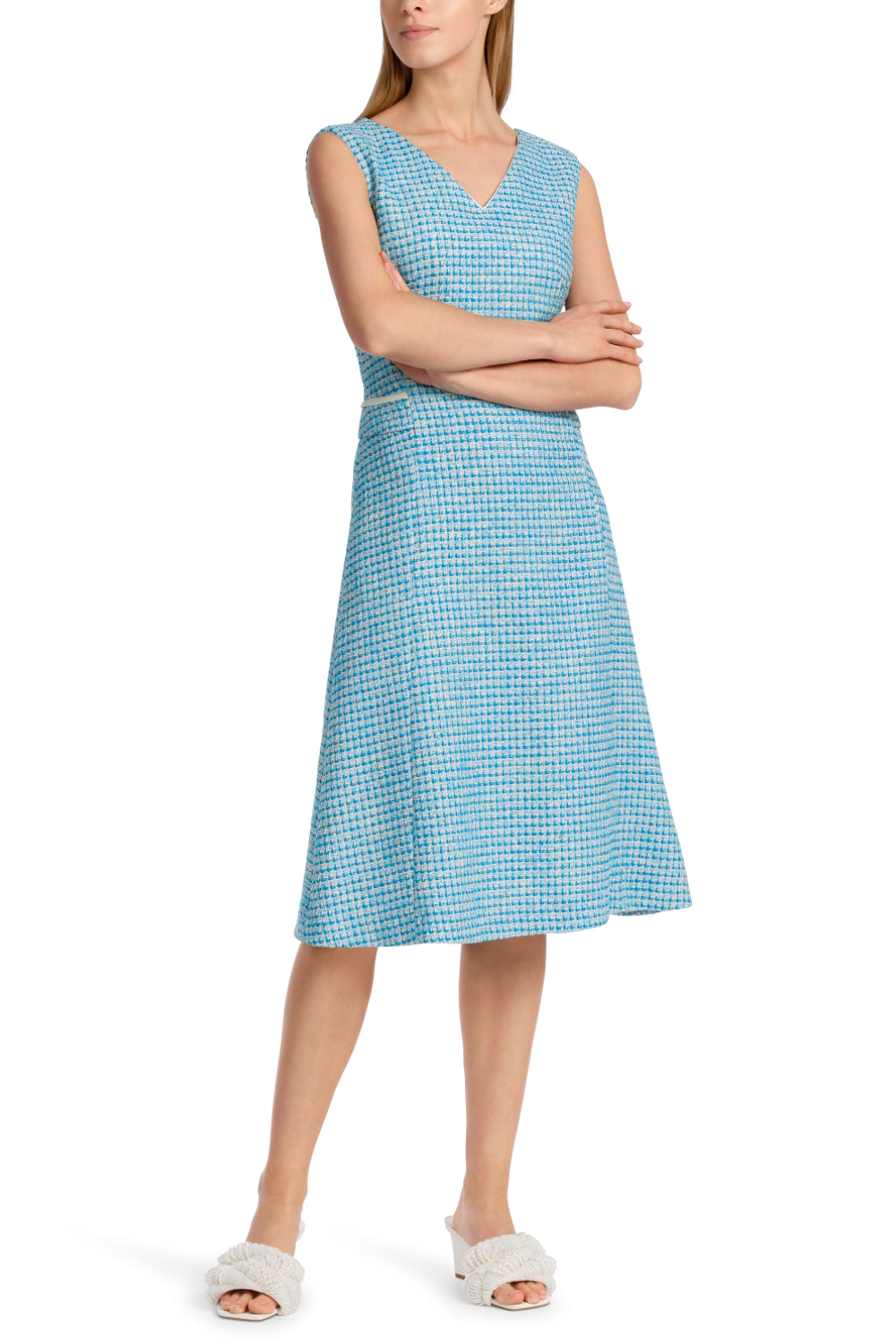 Kleid-Kleider & Röcke-Marc Cain-OUTLET-34-light azure-ARCHIVIST-ARCHIVE-SALE