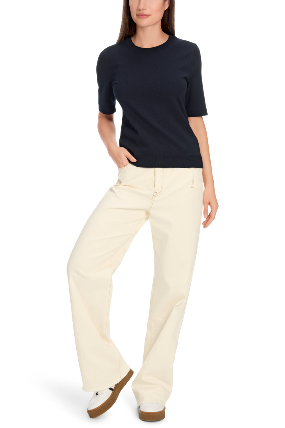 Pullover-Strick & Pullover-Marc Cain-OUTLET-34-midnight blue-ARCHIVIST-ARCHIVE-SALE