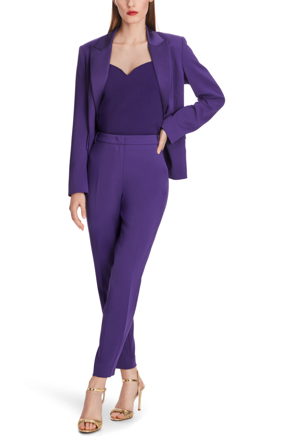 Hose FUZHOU-Hosen-Marc Cain-OUTLET-34-deep purple-ARCHIVIST-ARCHIVE-SALE
