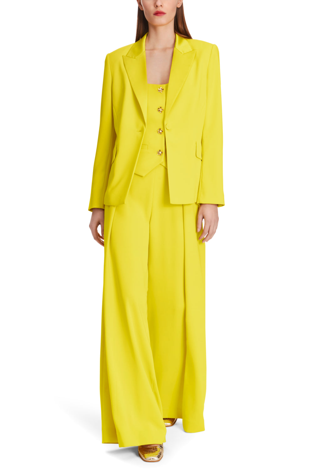 Blazer-Jacken & Mäntel-Marc Cain-OUTLET-34-brilliant sulphur-ARCHIVIST-ARCHIVE-SALE