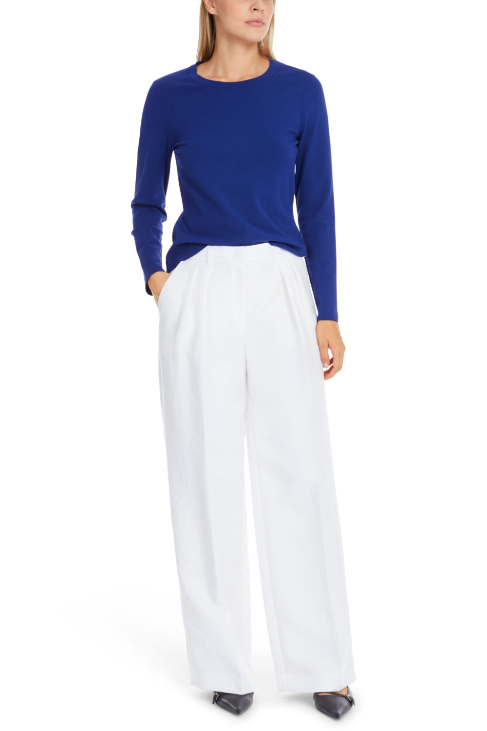 Pullover-Strick & Pullover-Marc Cain-OUTLET-34-deep royal blue-ARCHIVIST-ARCHIVE-SALE