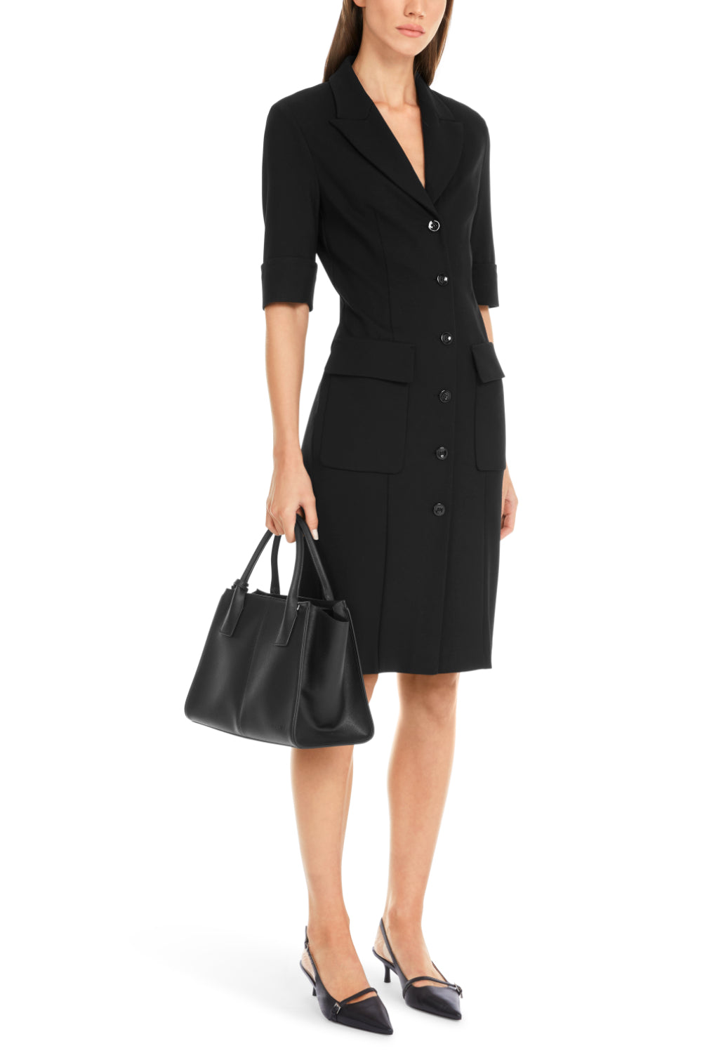 Kleid-Kleider & Röcke-Marc Cain-OUTLET-34-black-ARCHIVIST-ARCHIVE-SALE