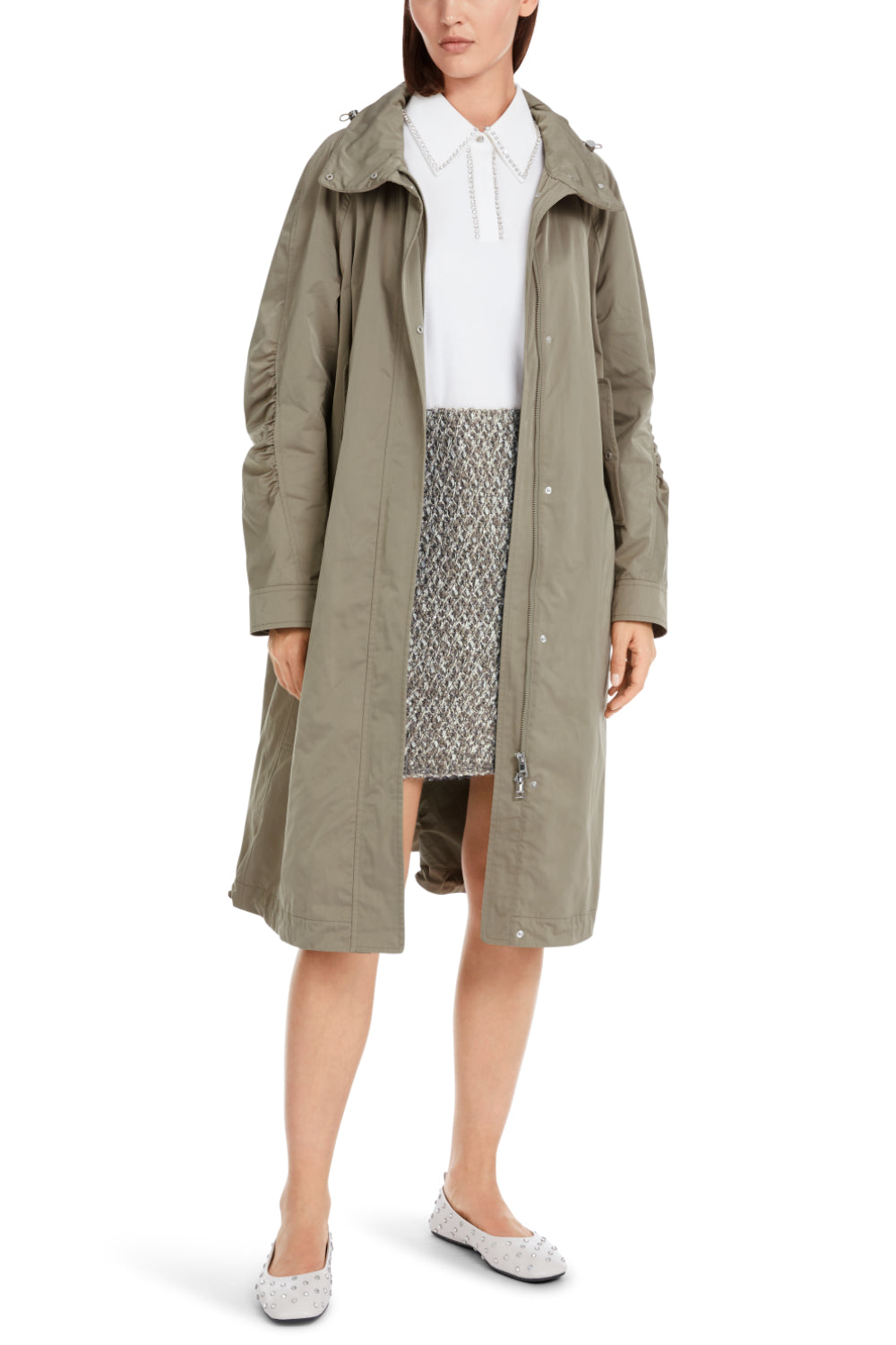 Mantel-Jacken & Mäntel-Marc Cain-OUTLET-34-sage powder-ARCHIVIST-ARCHIVE-SALE