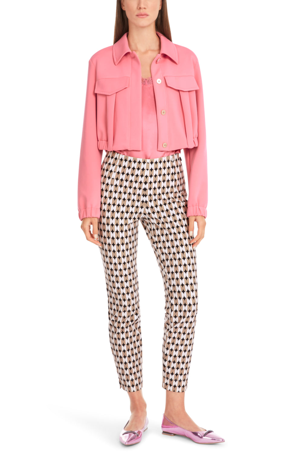 Hose SOFIA-Hosen-Marc Cain-OUTLET-34-toffee macaron-ARCHIVIST-ARCHIVE-SALE