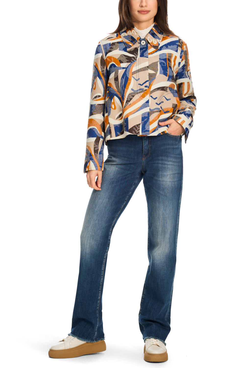Jacke-Jacken & Mäntel-Marc Cain-OUTLET-34-deep royal blue-ARCHIVIST-ARCHIVE-SALE