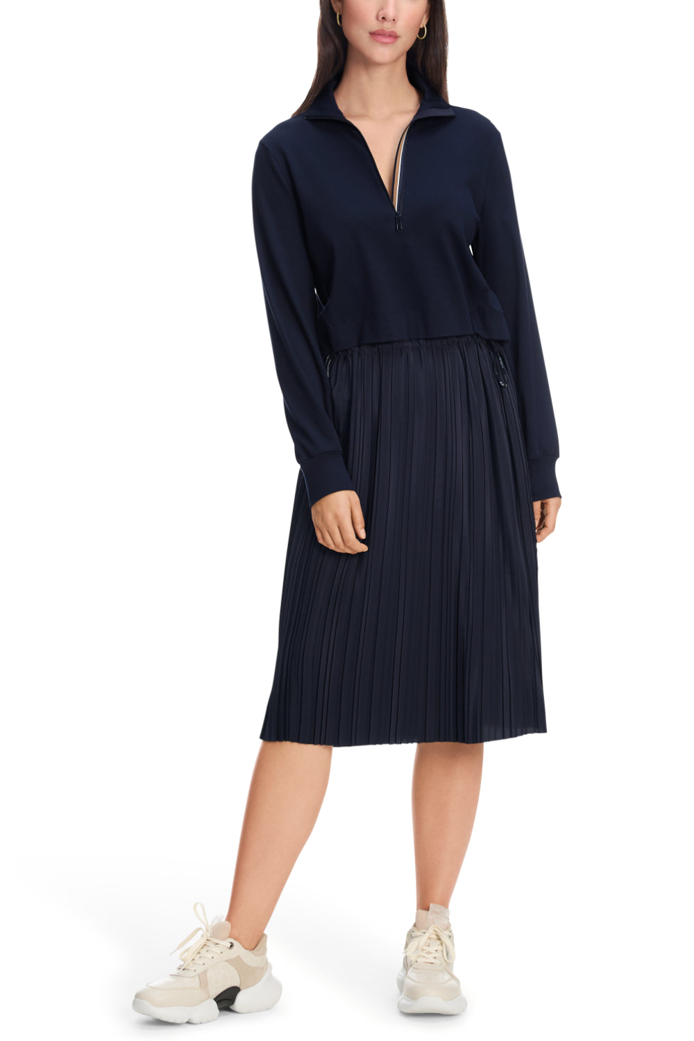Kleid-Kleider & Röcke-Marc Cain-OUTLET-34-navy-ARCHIVIST-ARCHIVE-SALE