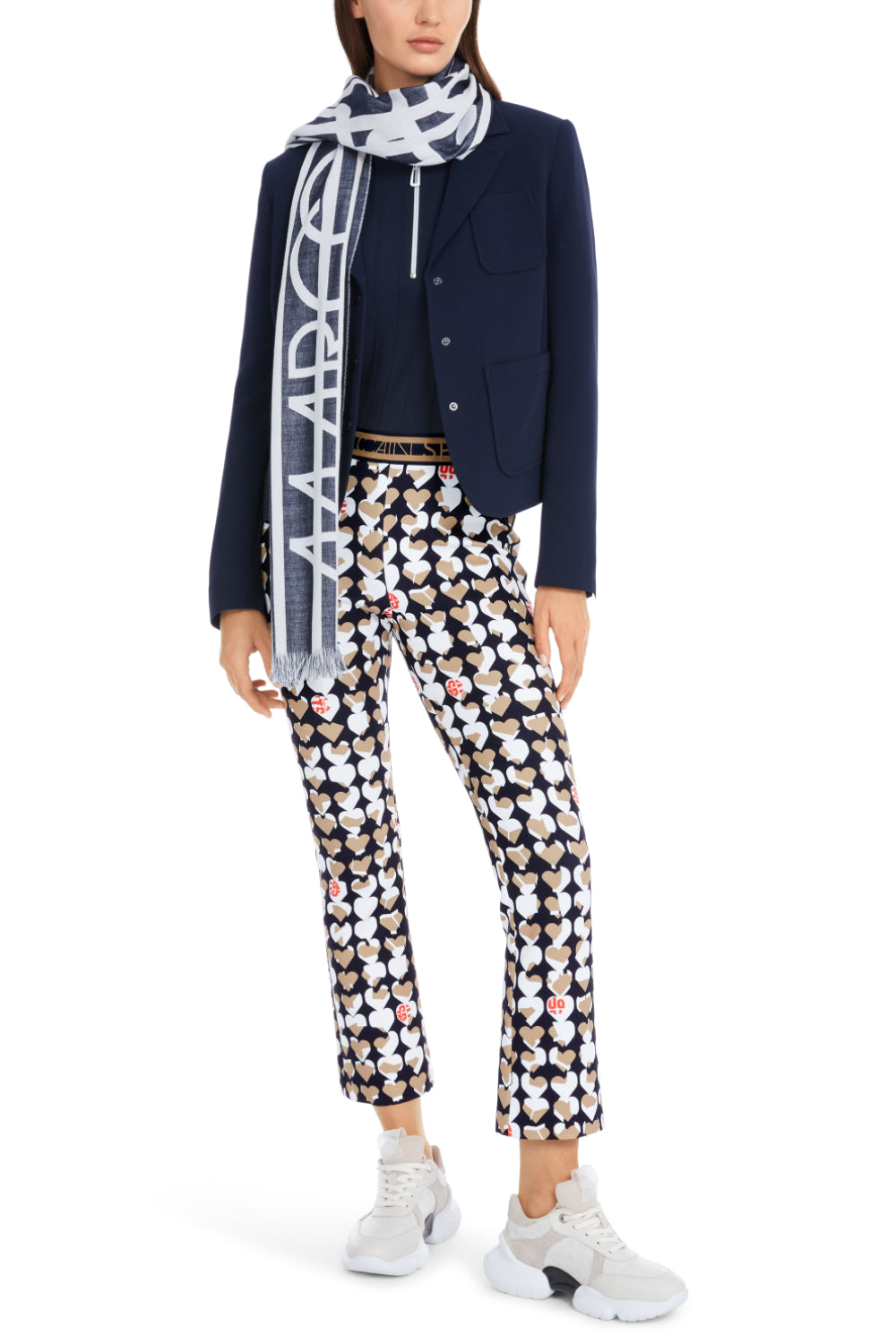 Blazer-Jacken & Mäntel-Marc Cain-OUTLET-34-navy-ARCHIVIST-ARCHIVE-SALE