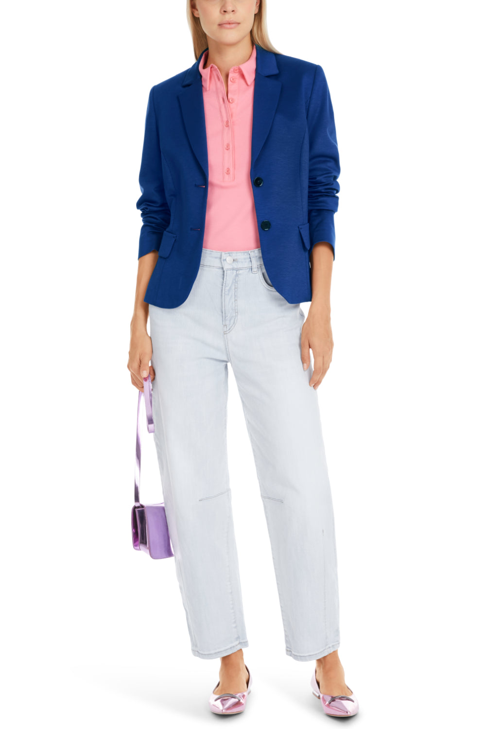 Blazer-Jacken & Mäntel-Marc Cain-OUTLET-34-deep royal blue-ARCHIVIST-ARCHIVE-SALE