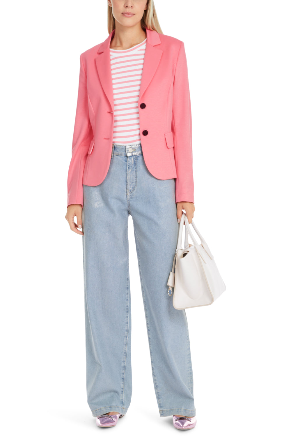 Blazer-Jacken & Mäntel-Marc Cain-OUTLET-34-bright candy pink-ARCHIVIST-ARCHIVE-SALE