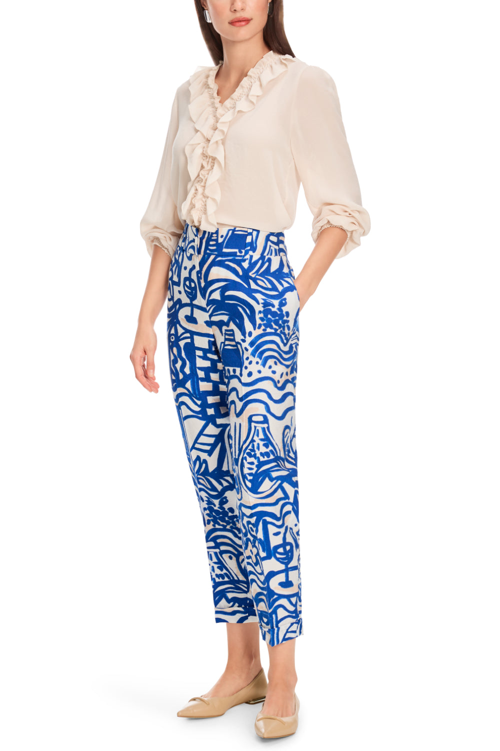 Hose FORDON-Hosen-Marc Cain-OUTLET-34-gentian-ARCHIVIST-ARCHIVE-SALE
