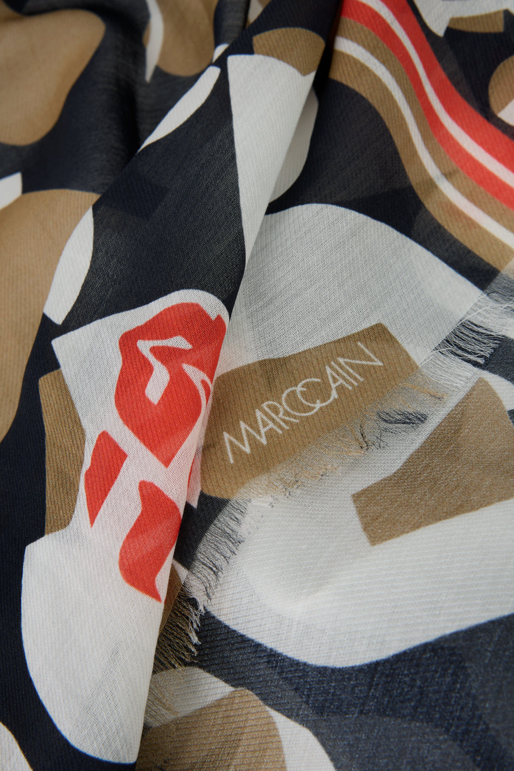 Schal-Accessoires-Marc Cain-OUTLET-N1-navy-ARCHIVIST-ARCHIVE-SALE