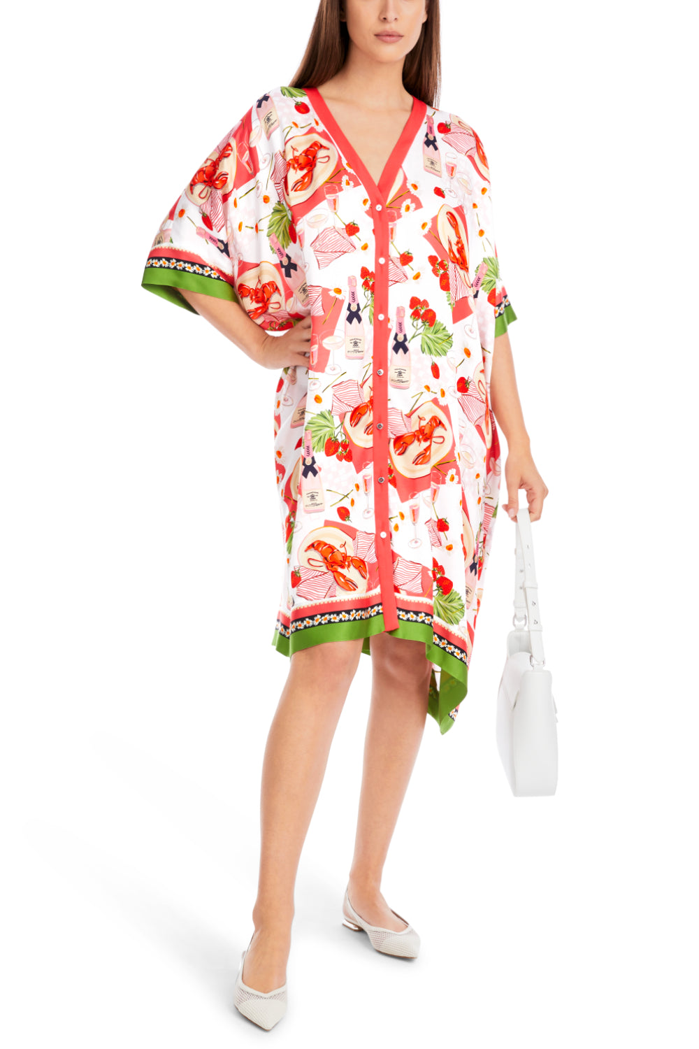 Kleid-Kleider & Röcke-Marc Cain-OUTLET-34-deep coral-ARCHIVIST-ARCHIVE-SALE