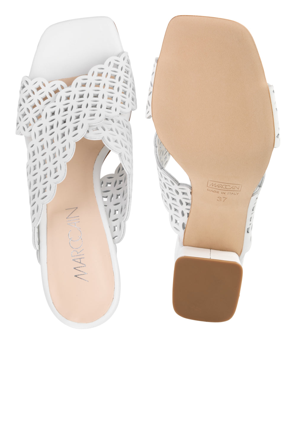 Sandale-Sandalen-Marc Cain-OUTLET-36-white-ARCHIVIST-ARCHIVE-SALE