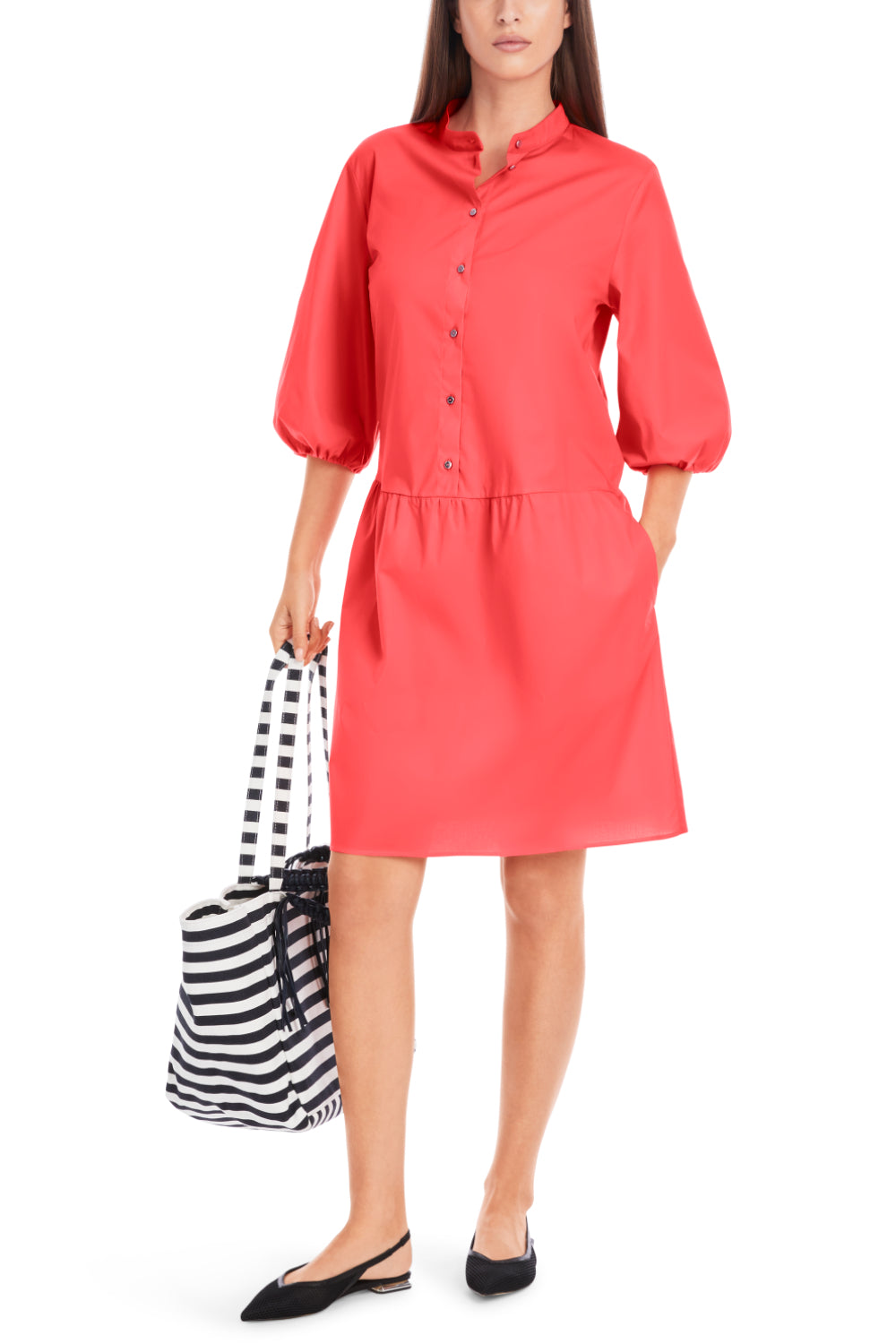 Kleid-Kleider & Röcke-Marc Cain-OUTLET-34-deep coral-ARCHIVIST-ARCHIVE-SALE