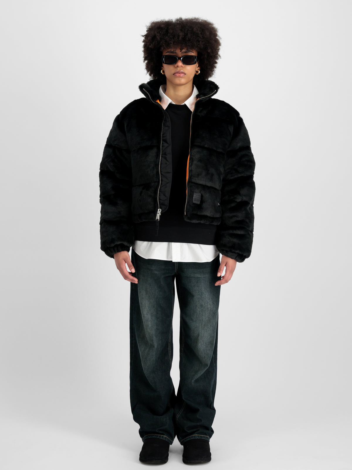 Fur Puffer Winter Jacket Women