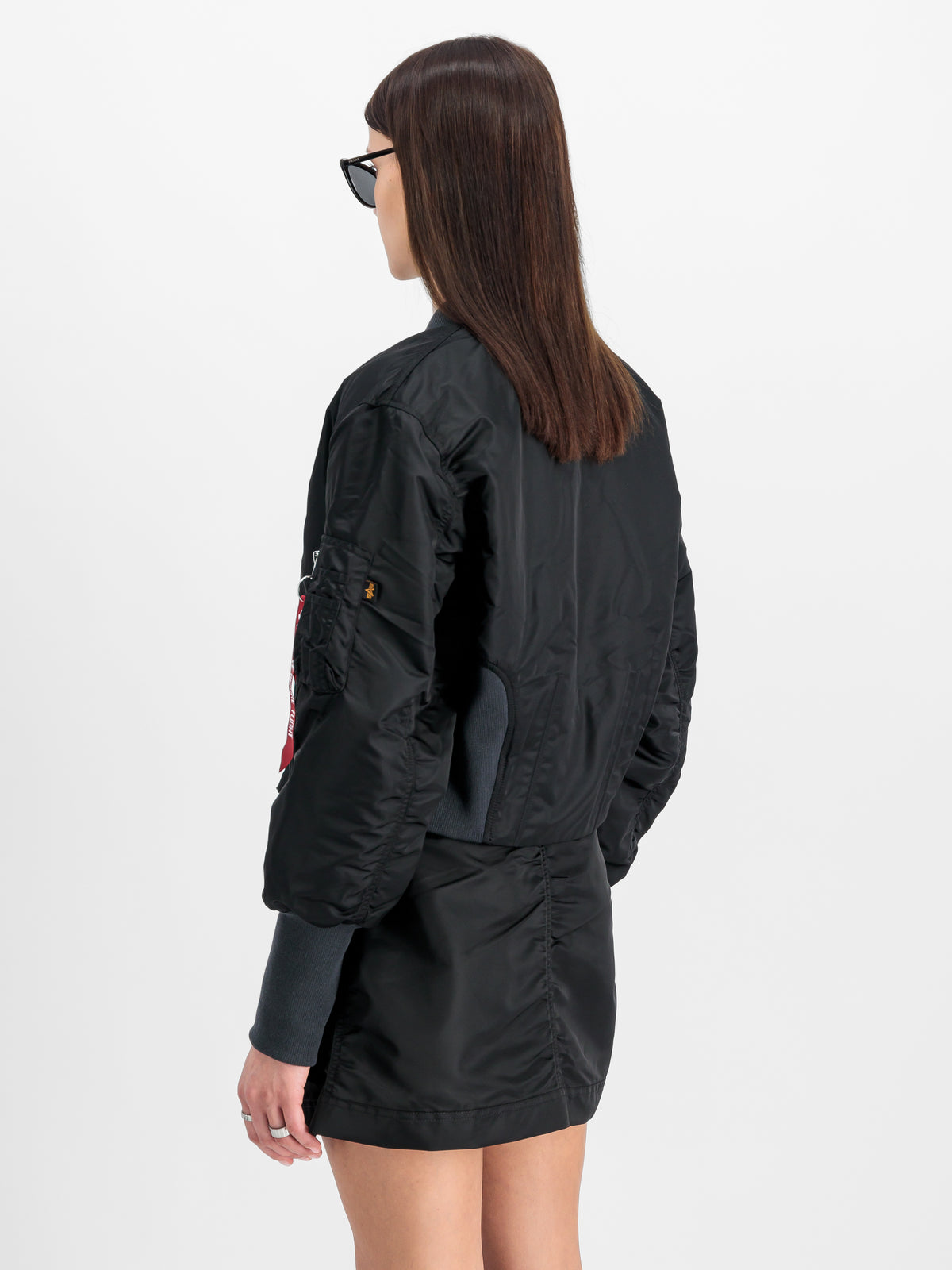 Waisted MA-1 Bomber Jacket Women
