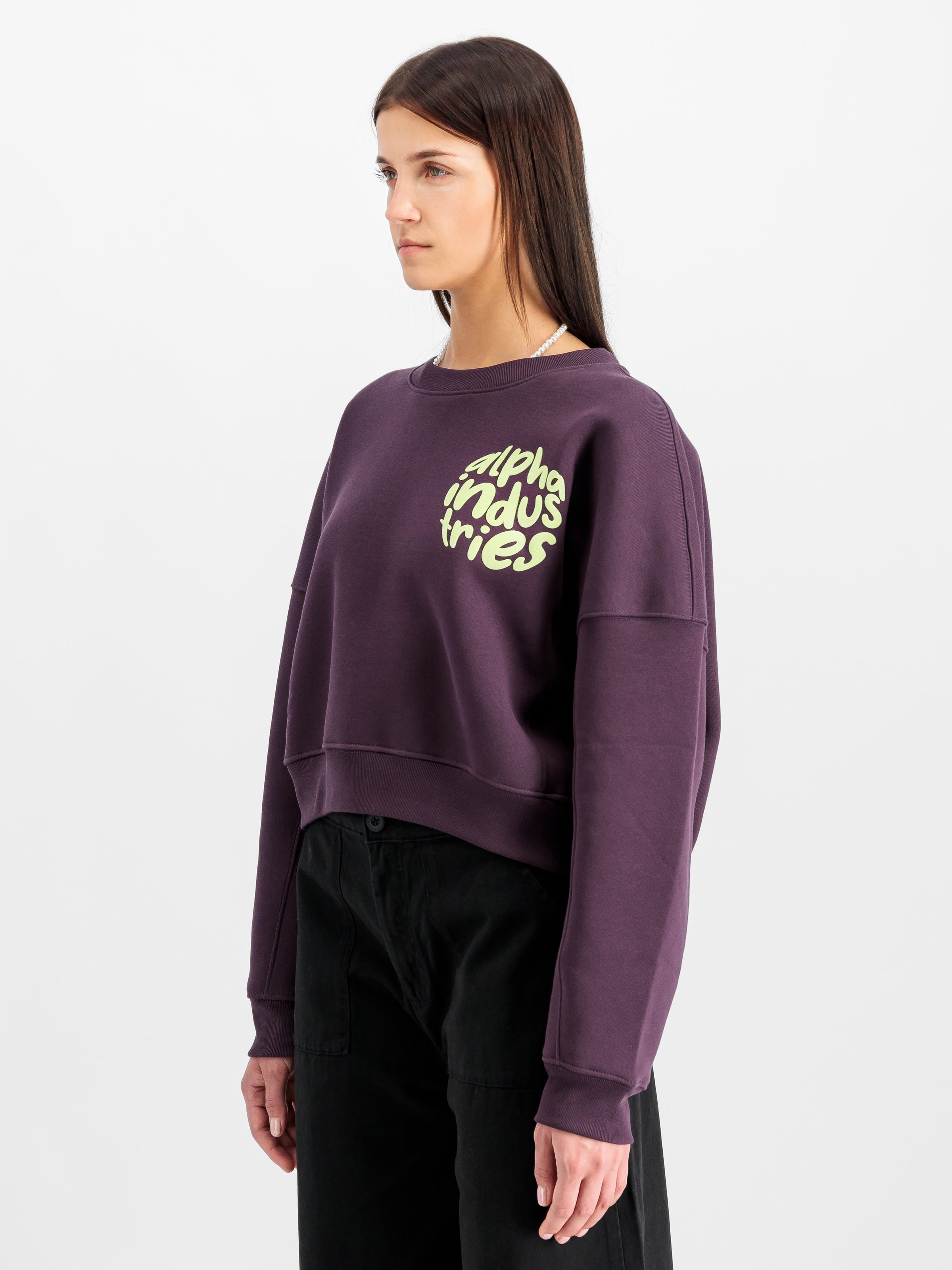 Logo Sweatshirt Women-Strick & Pullover-Alpha Industries-OUTLET-ARCHIVIST-ARCHIVE-SALE