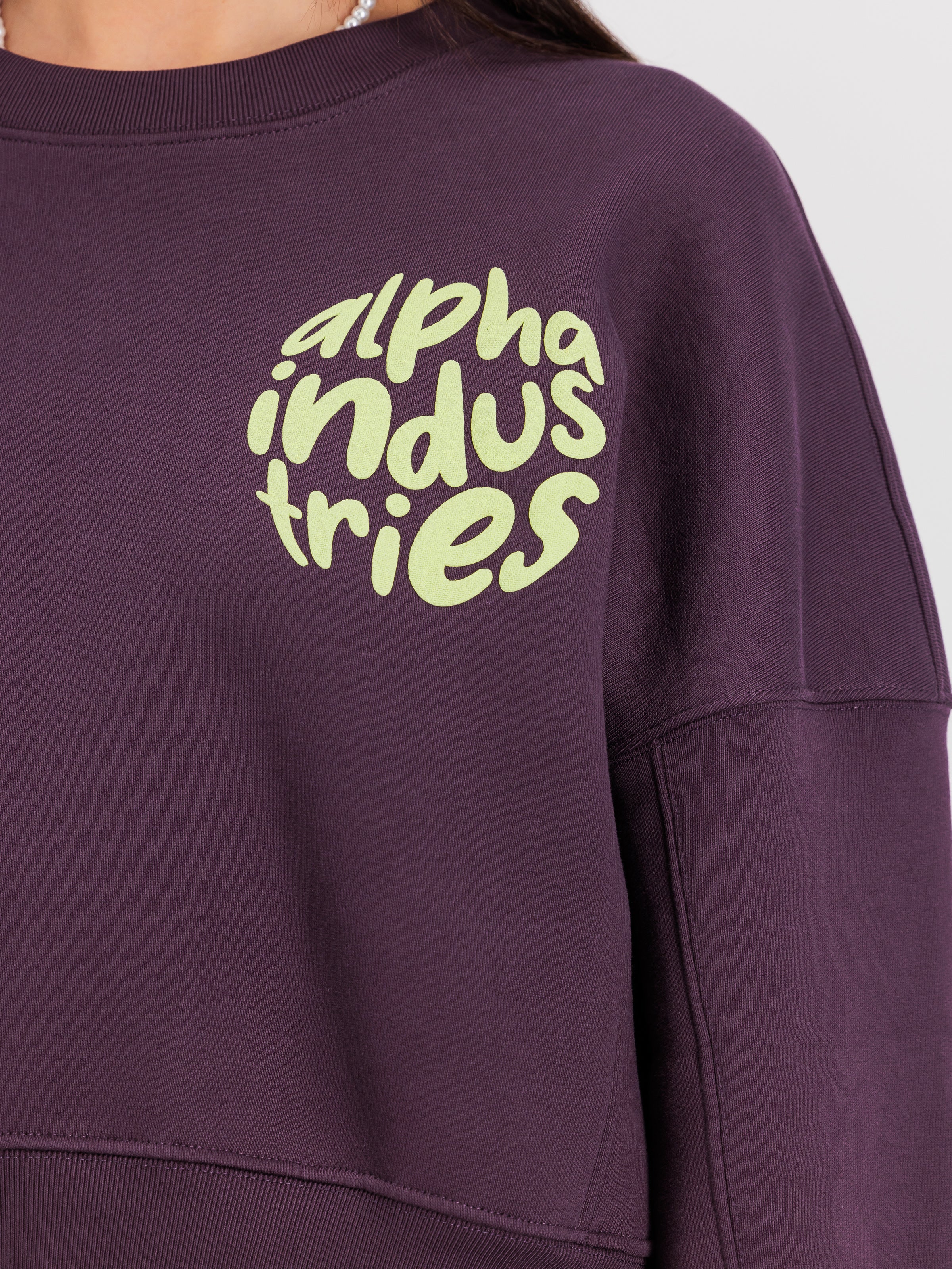 Logo Sweatshirt Women-Strick & Pullover-Alpha Industries-OUTLET-ARCHIVIST-ARCHIVE-SALE