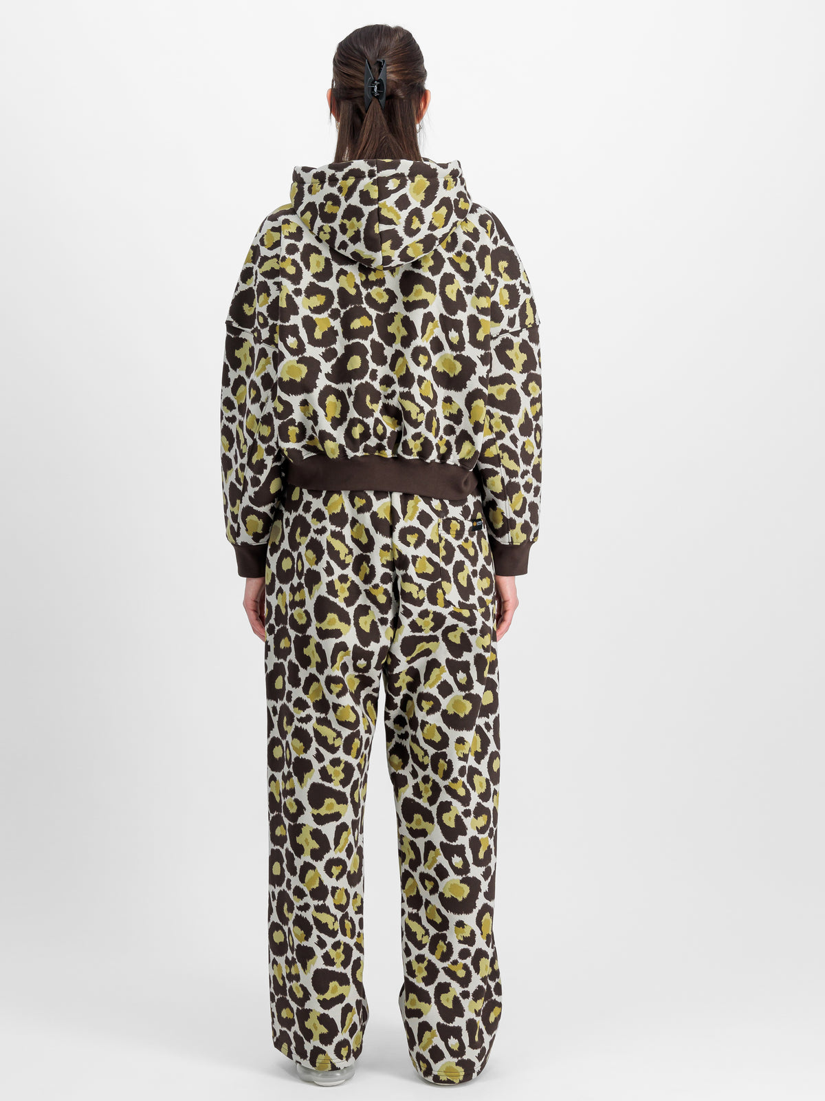 Logo Camo Oversized Hoodie Women