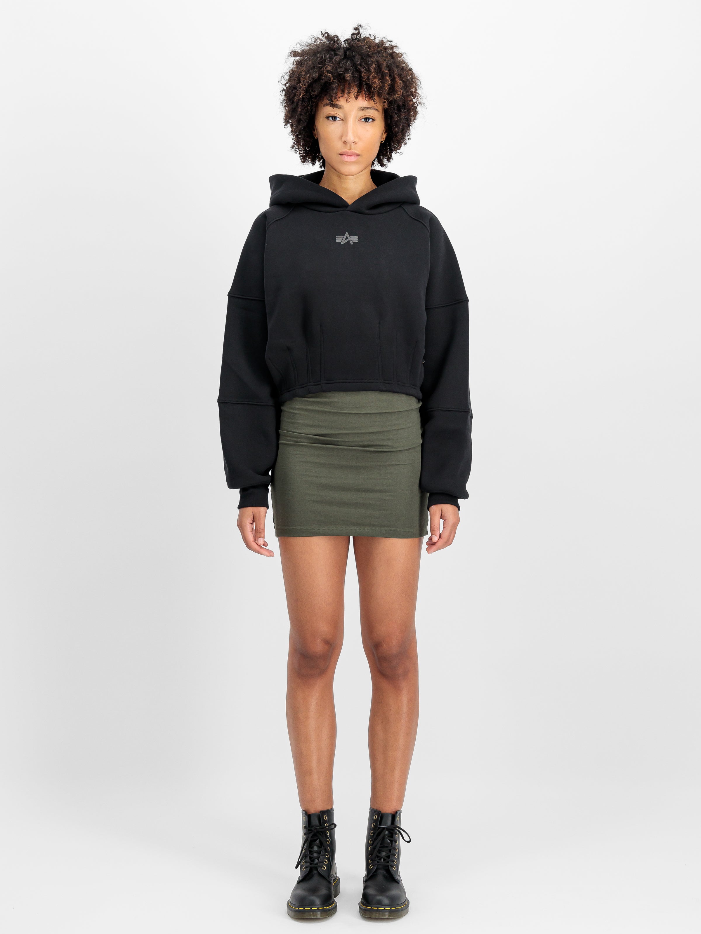 Waisted Hoodie Women-Strick & Pullover-Alpha Industries-OUTLET-ARCHIVIST-ARCHIVE-SALE