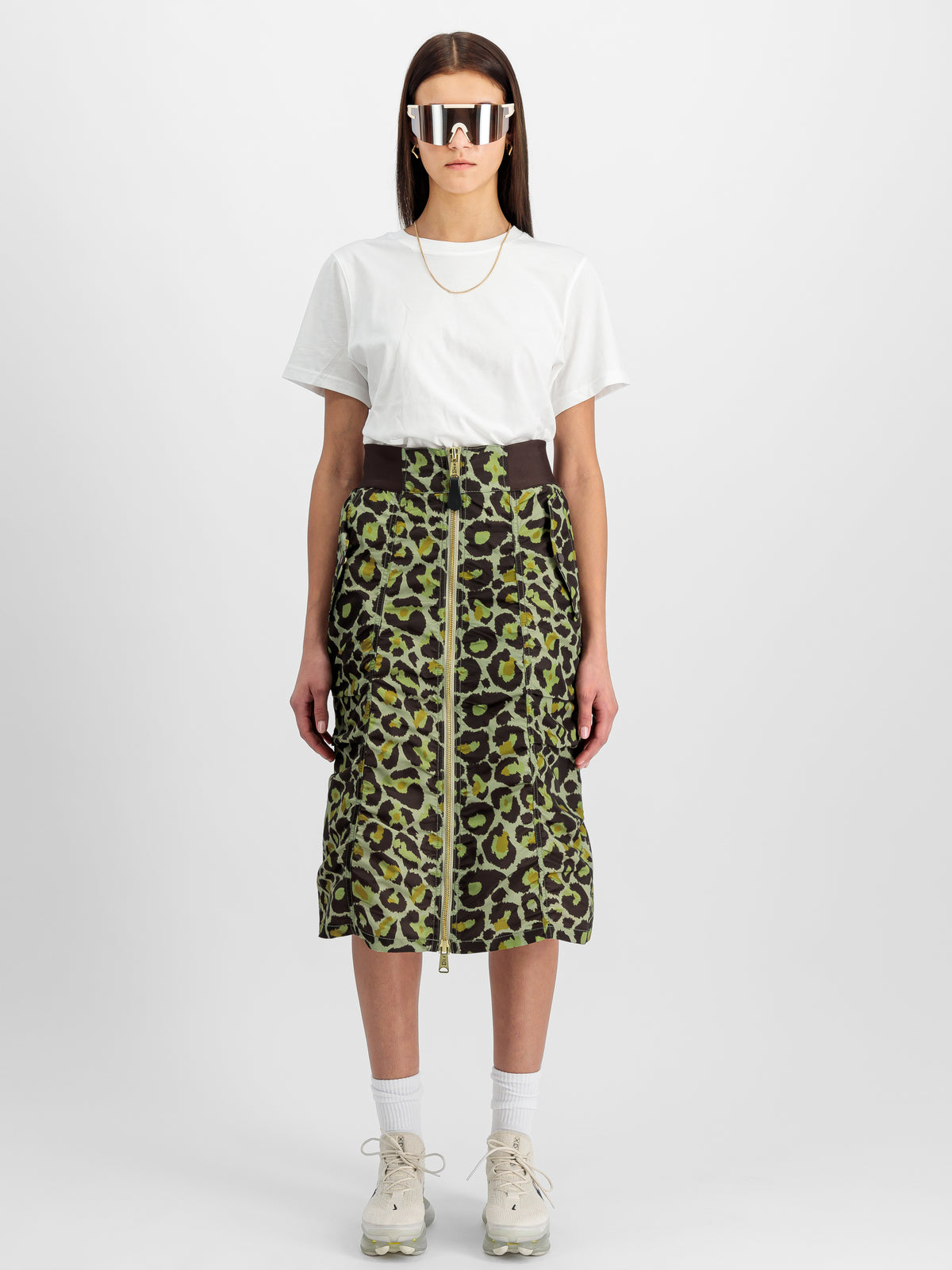 MA-1 Camo Midi Skirt Women