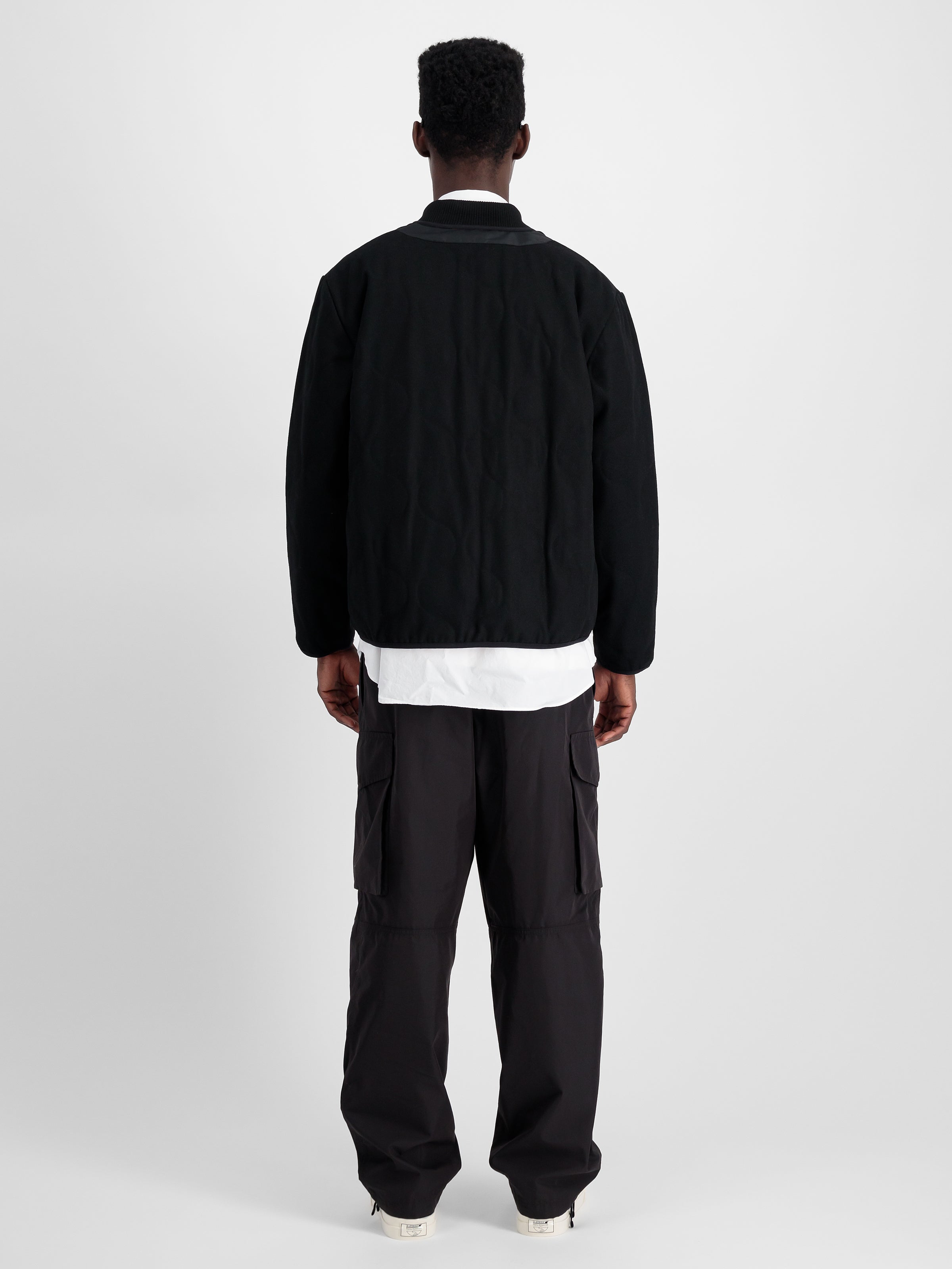 Quilted Liner Wool Outdoor Jacket