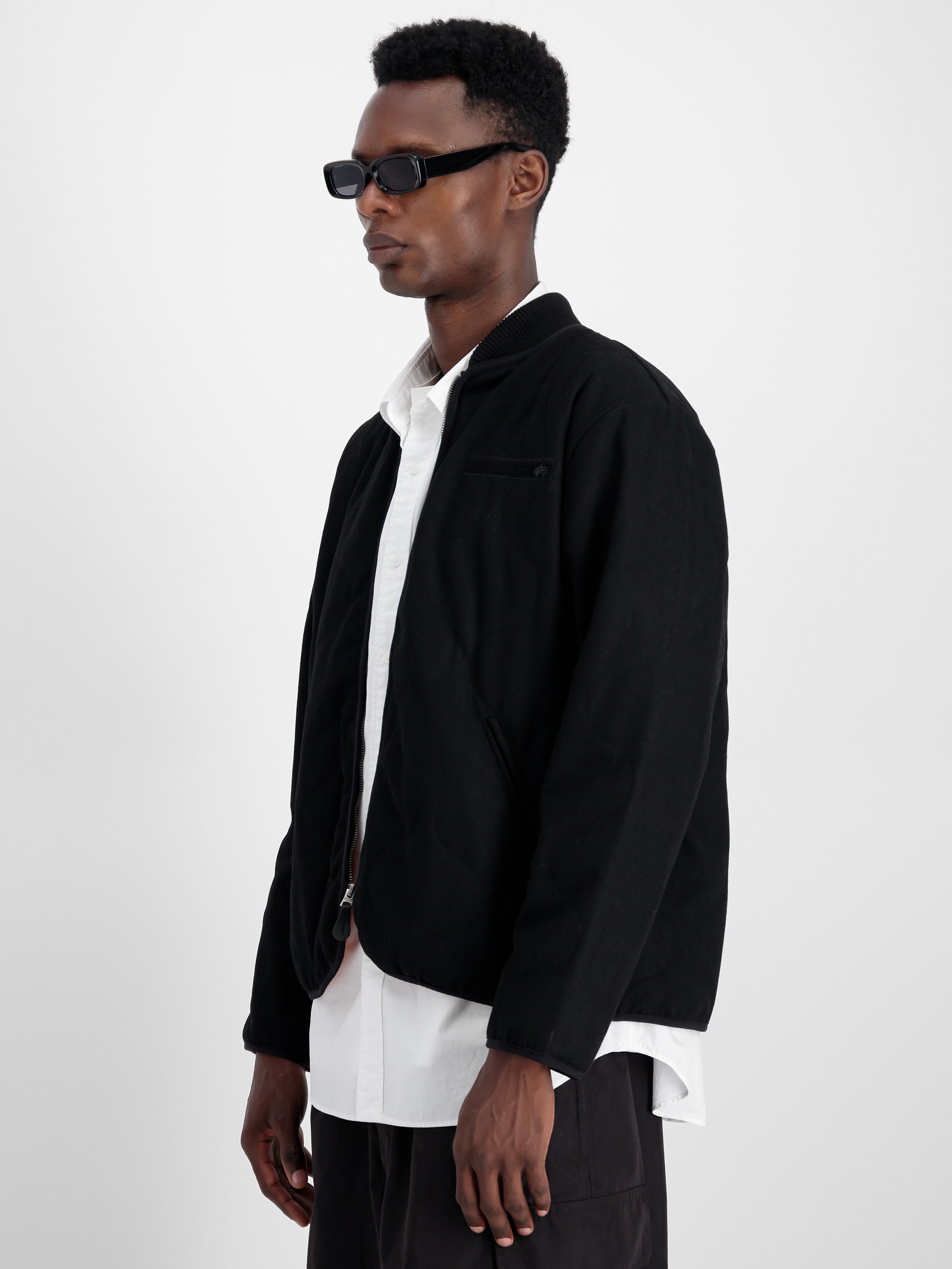 Quilted Liner Wool Outdoor Jacket