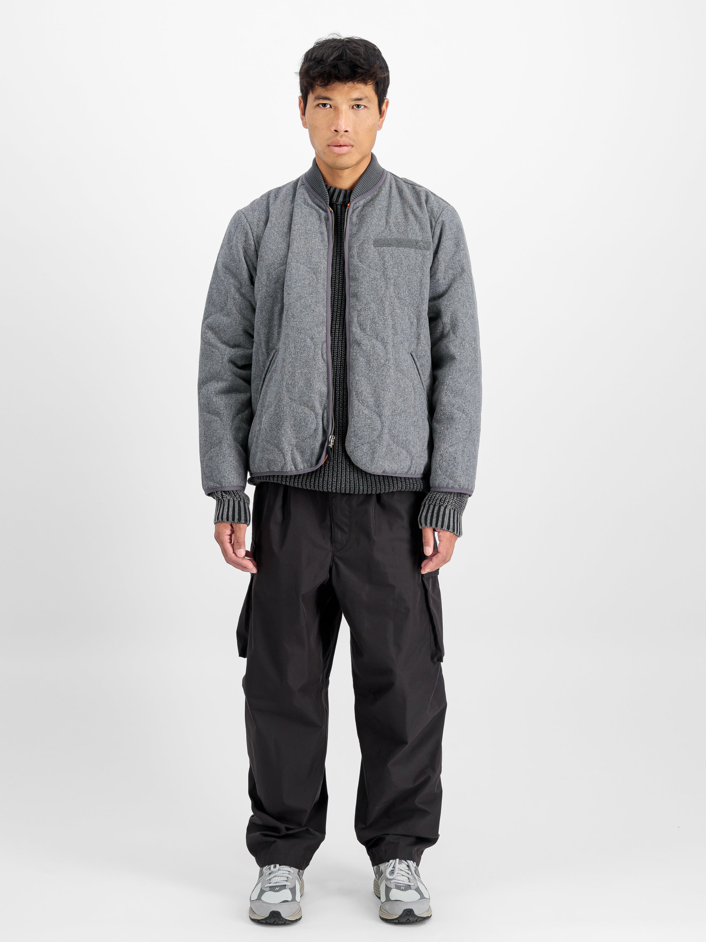 Quilted Liner Wool Outdoor Jacket