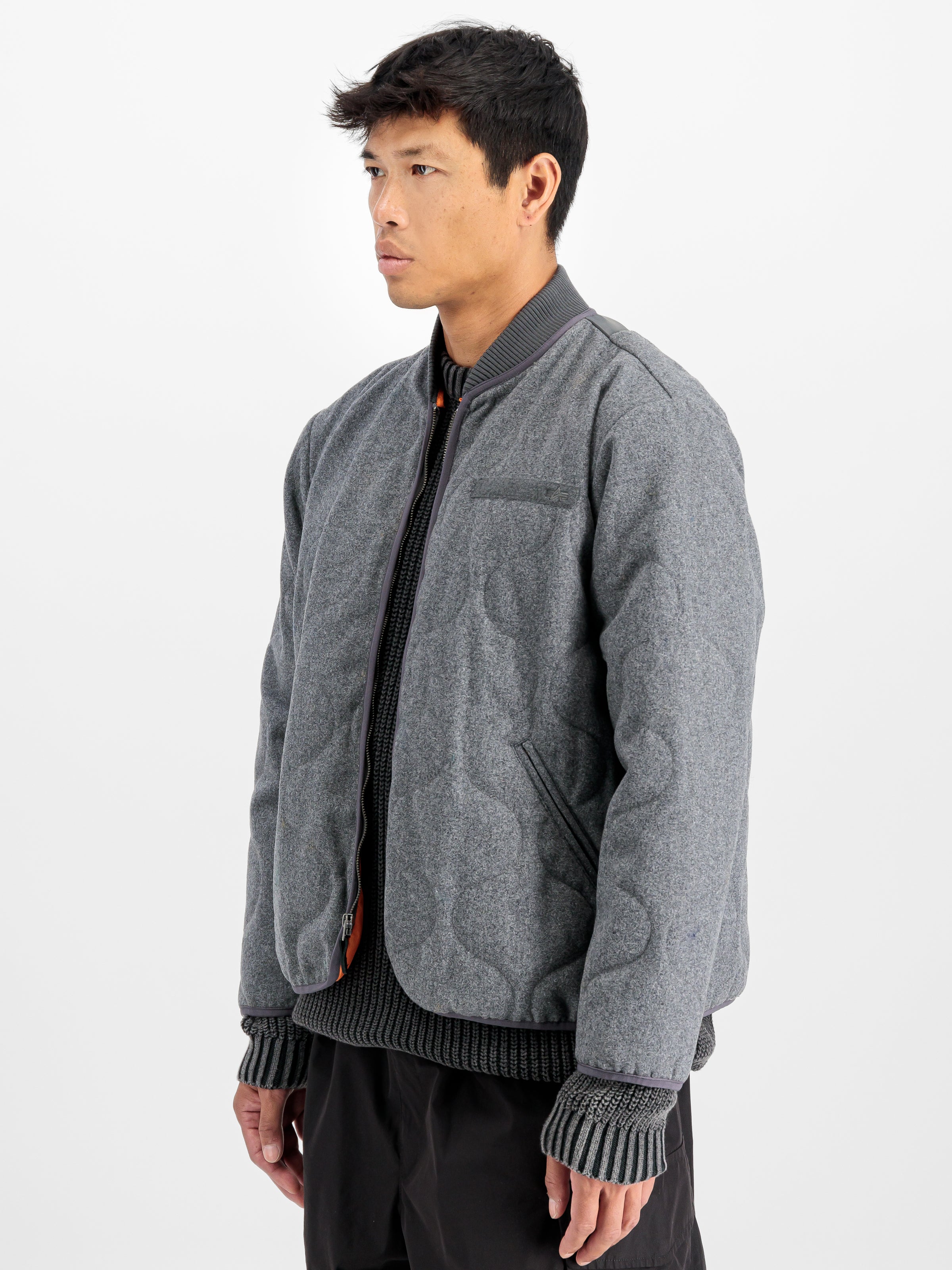 Quilted Liner Wool Outdoor Jacket