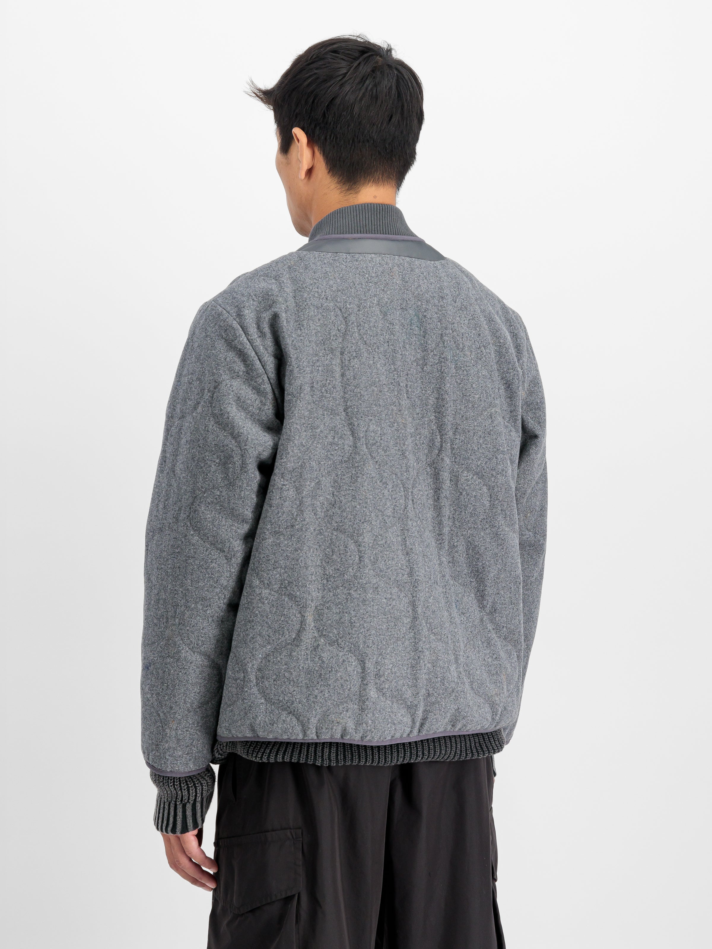 Quilted Liner Wool Outdoor Jacket