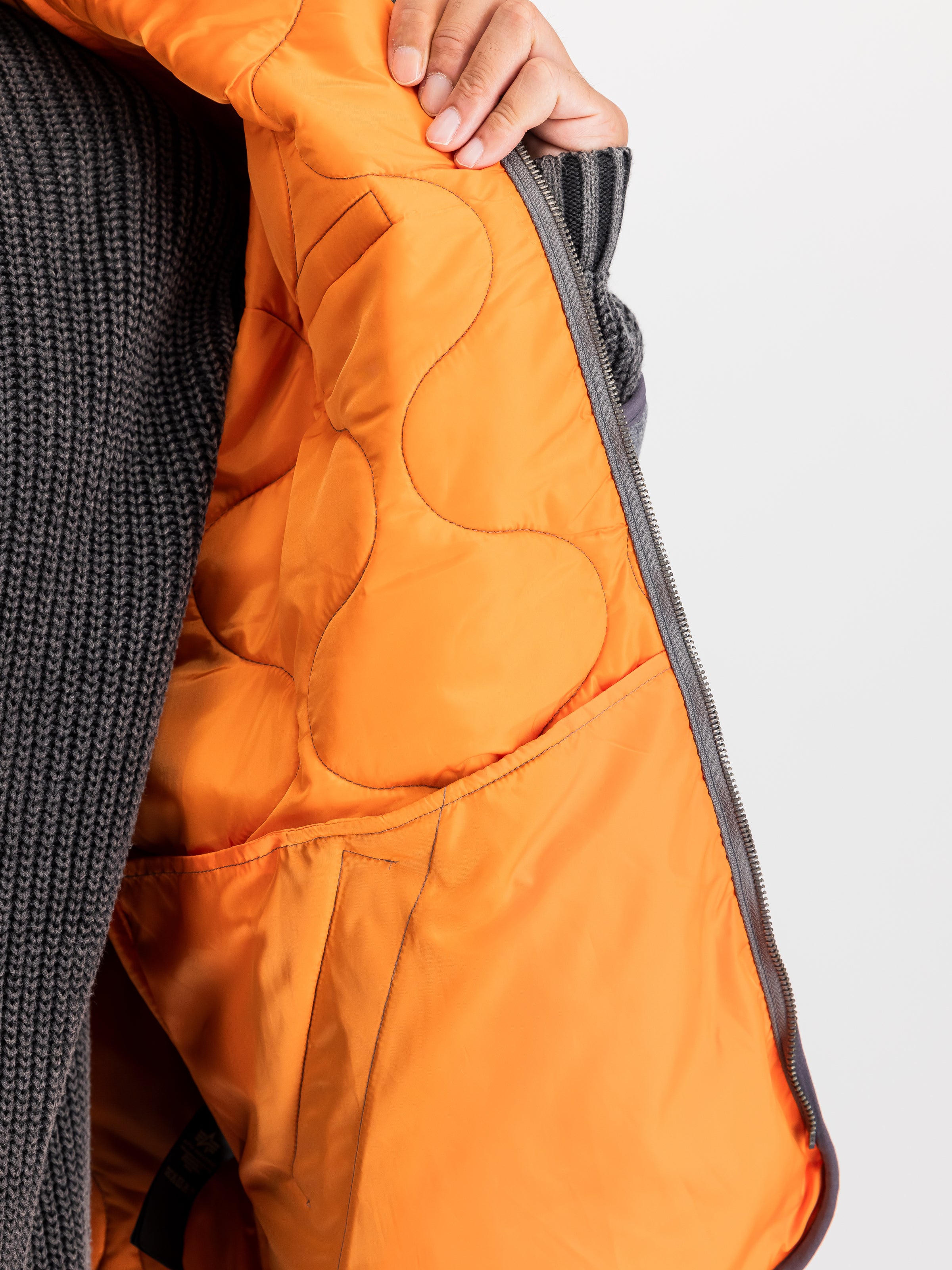 Quilted Liner Wool Outdoor Jacket