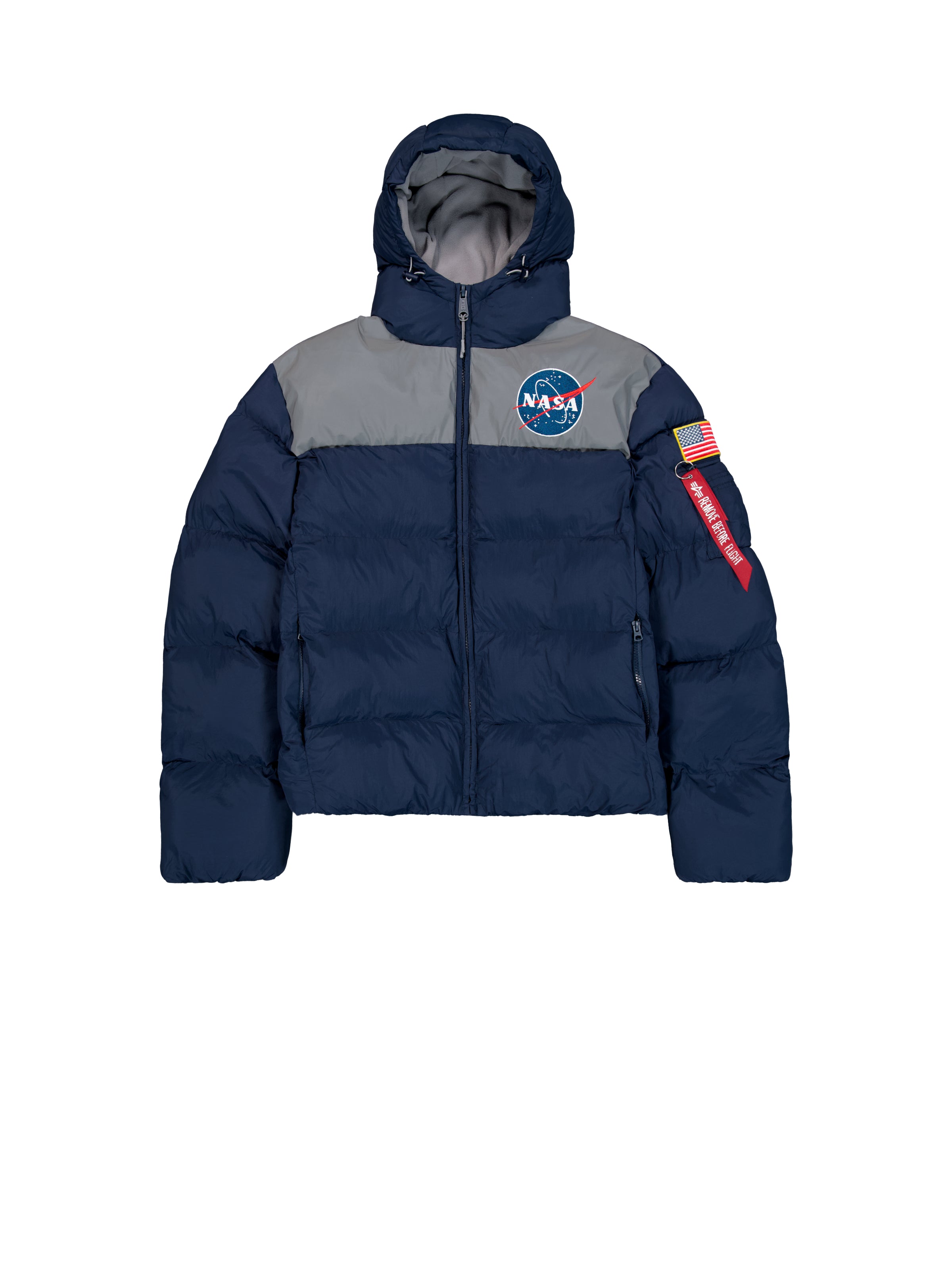NASA Holographic Print Winter Jacket